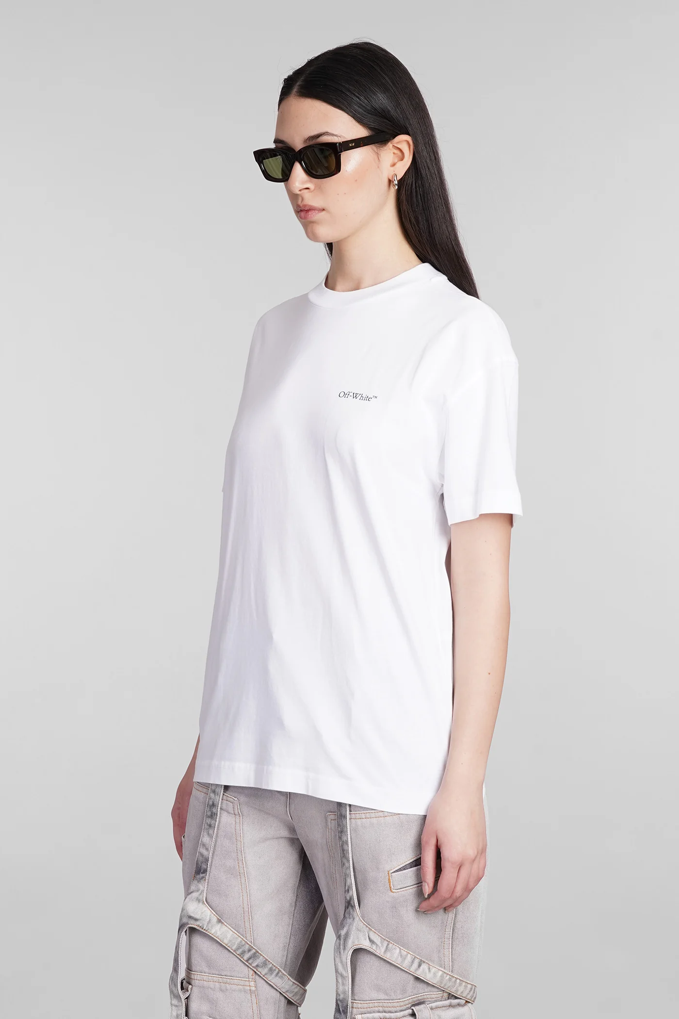 T-Shirt in white cotton - Image 4