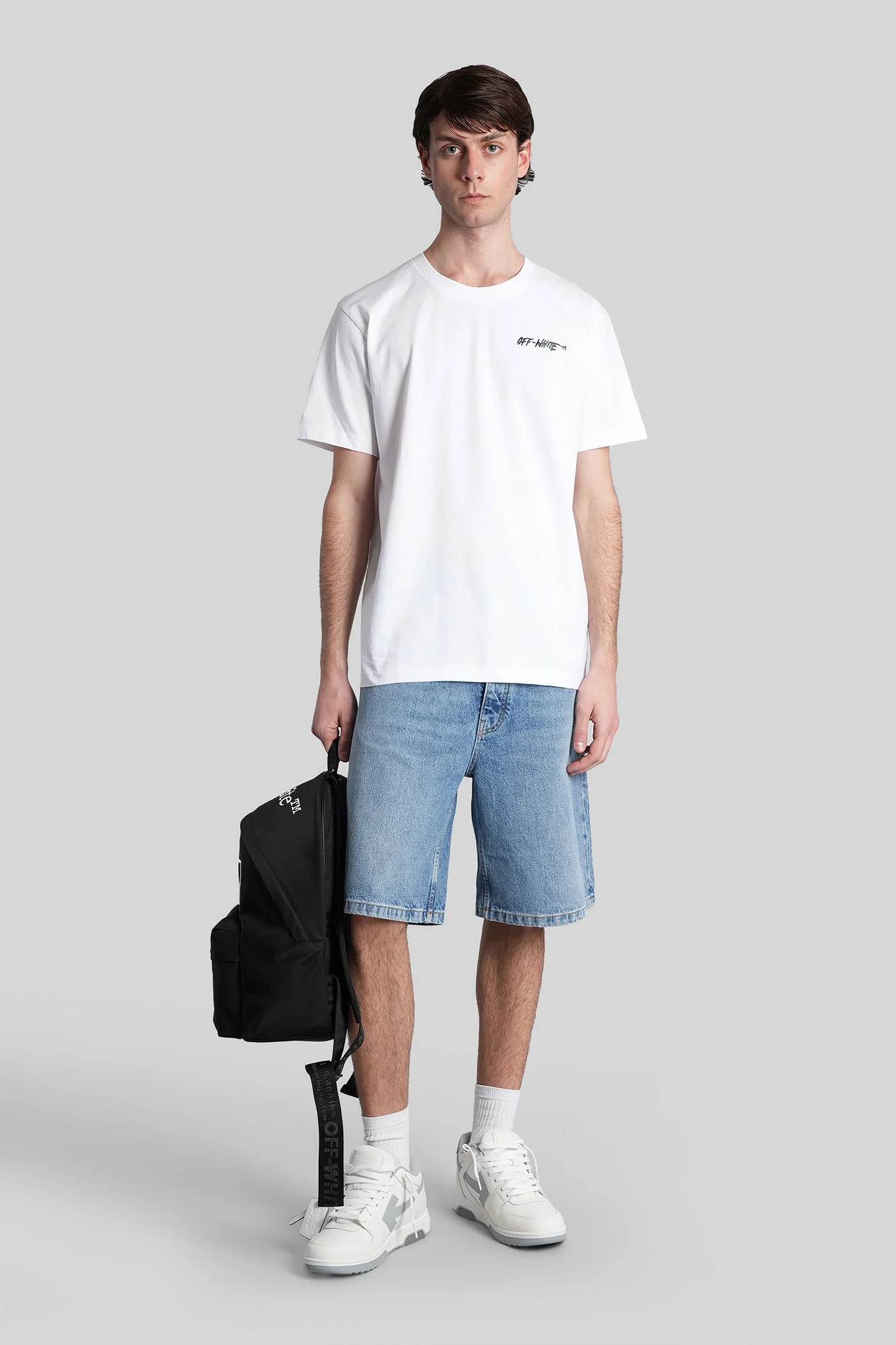 T-Shirt in white cotton - Image 2