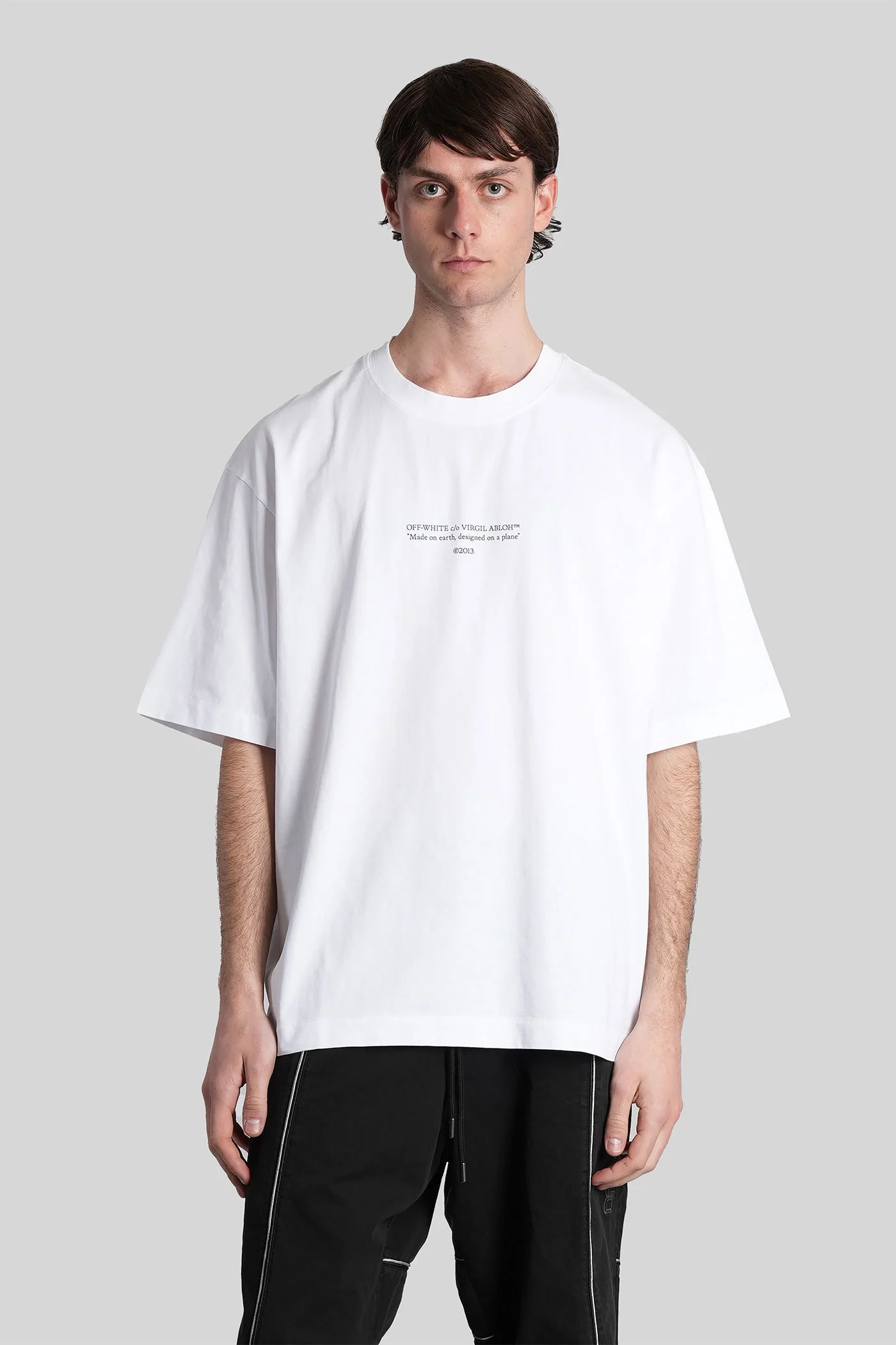 T-Shirt in white cotton