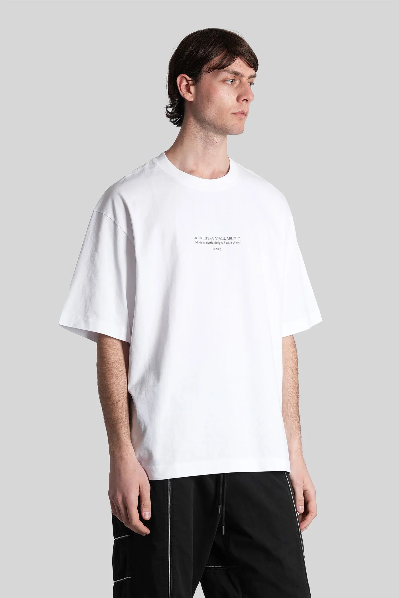 T-Shirt in white cotton - Image 4