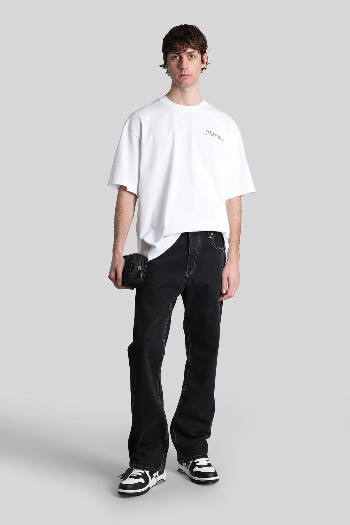 T-Shirt in white cotton - Image 2