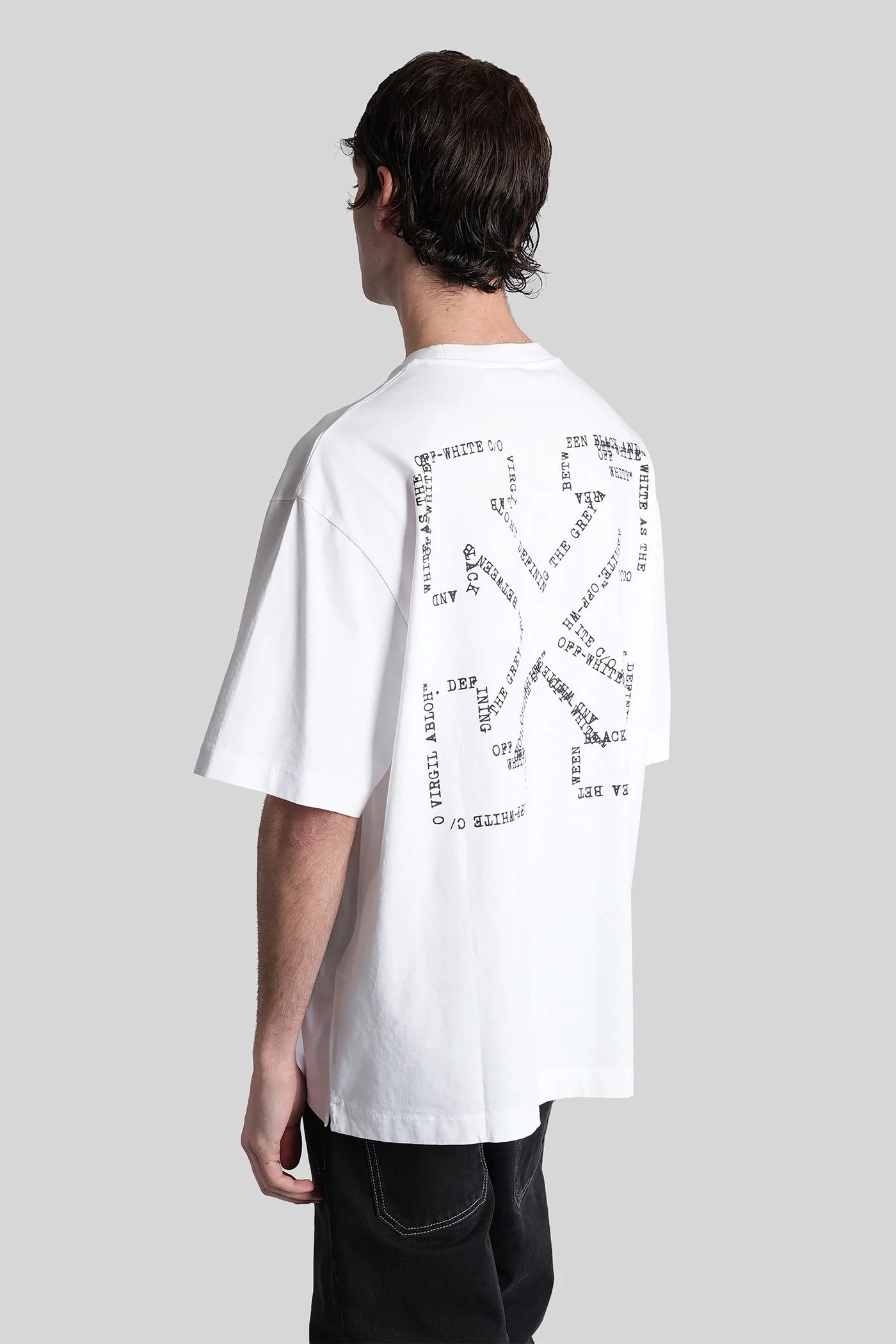 T-Shirt in white cotton - Image 3