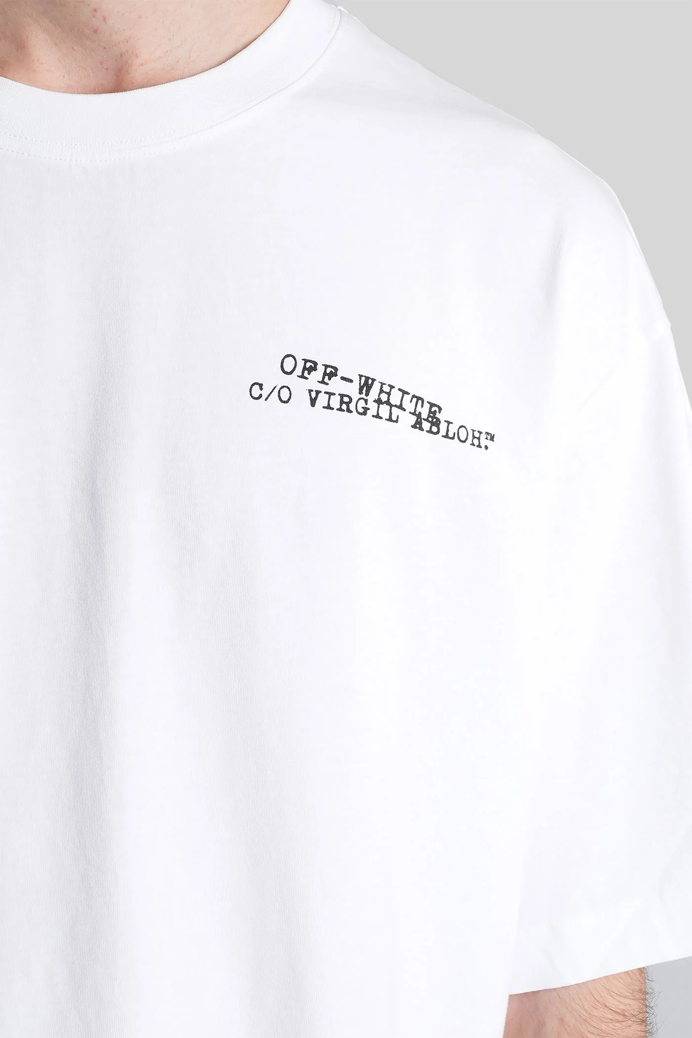 T-Shirt in white cotton - Image 5