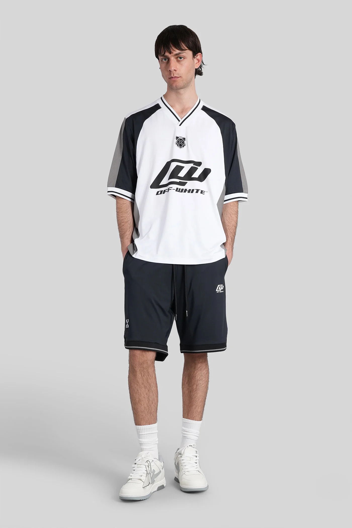 T-Shirt in white polyester - Image 2