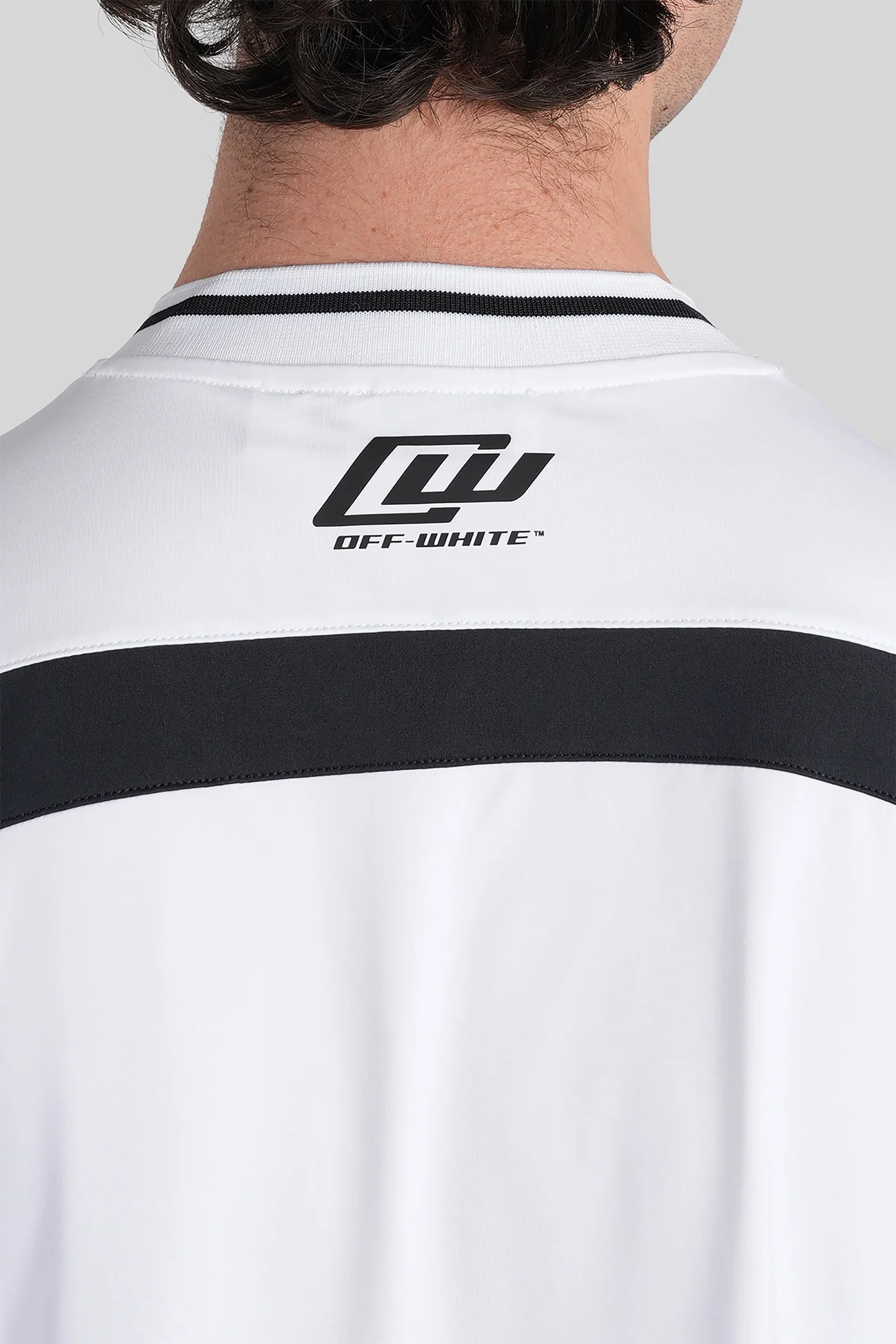 T-Shirt in white polyester - Image 5