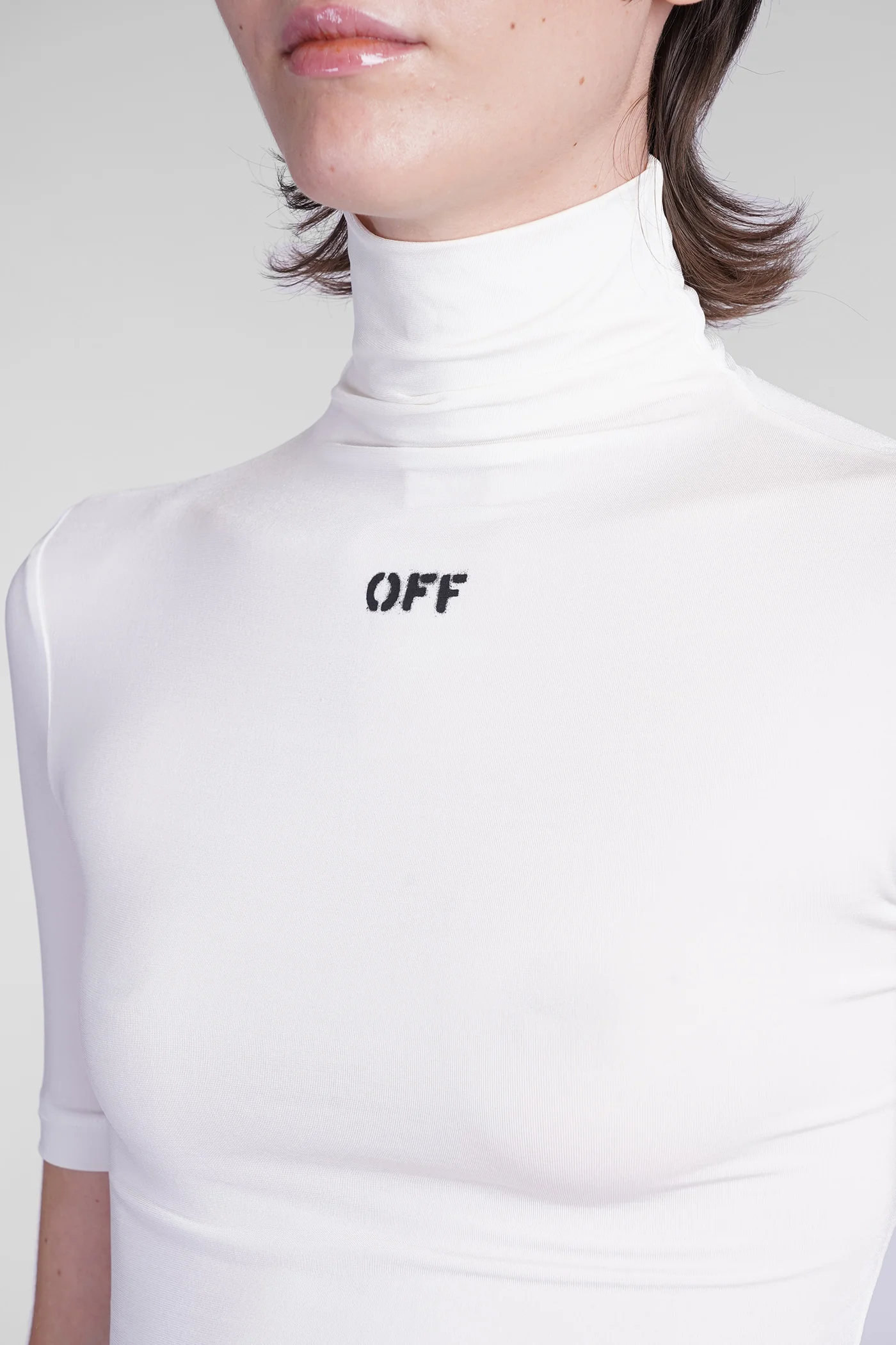Topwear in white viscose - Image 5