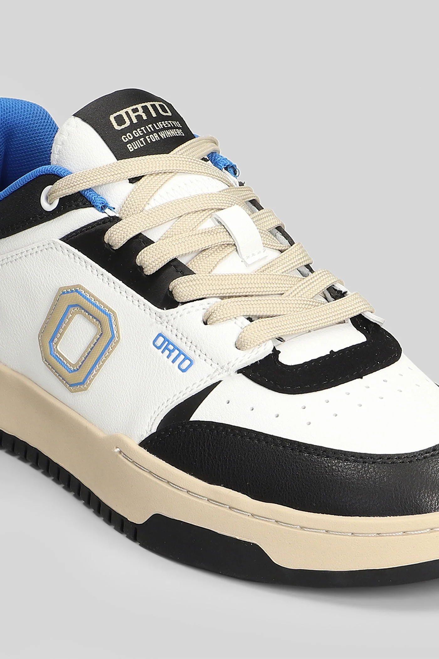 Eclipse Sneakers in blue leather - Image 5