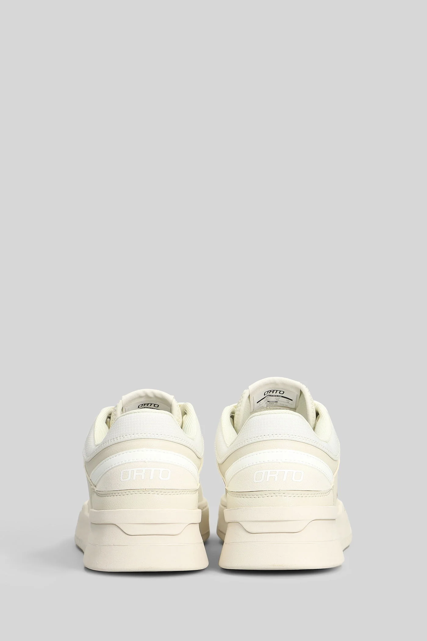 Eclipse Sneakers in white leather - Image 4