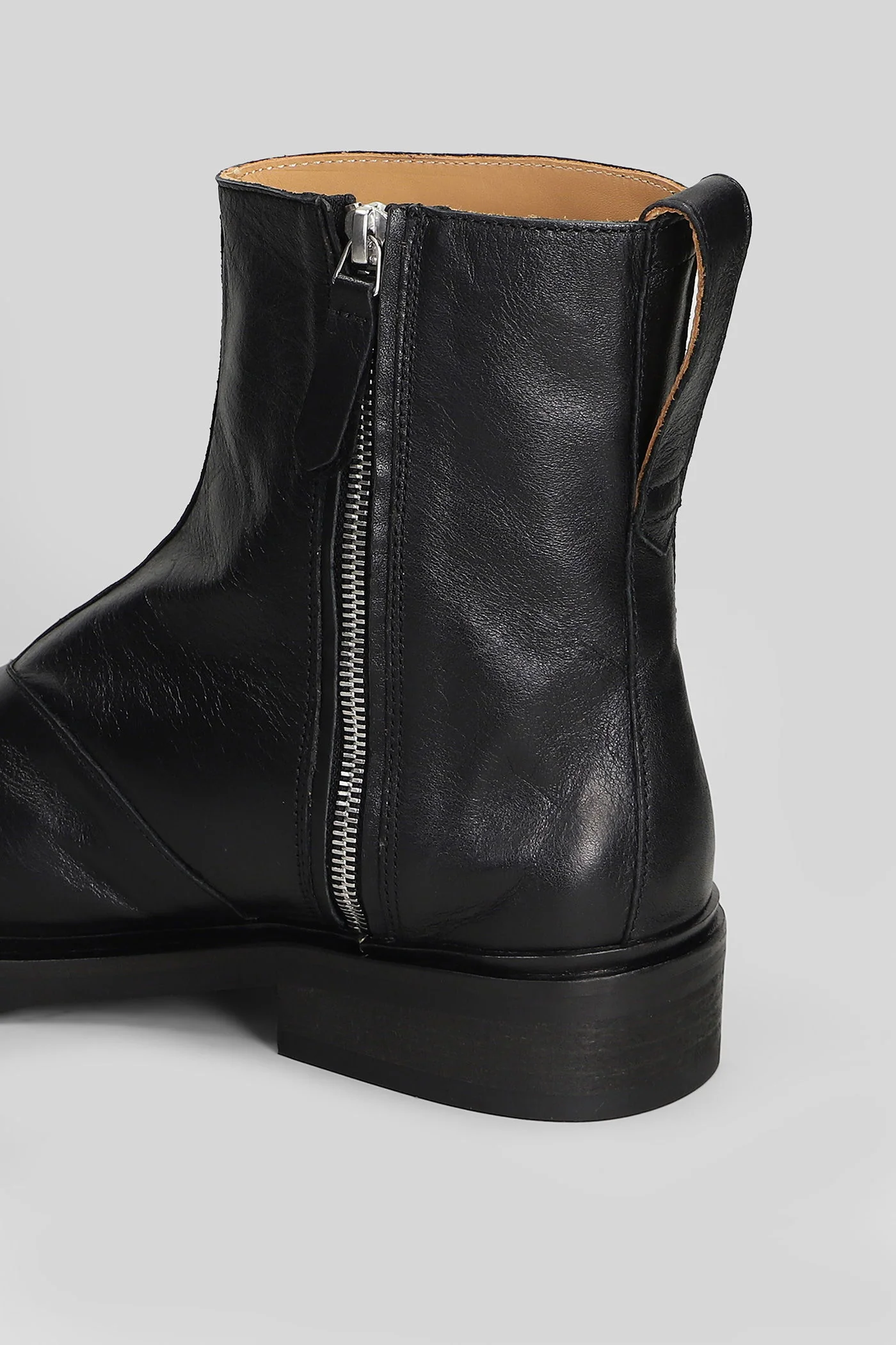 Diamond boot Ankle boots in black leather - Image 5