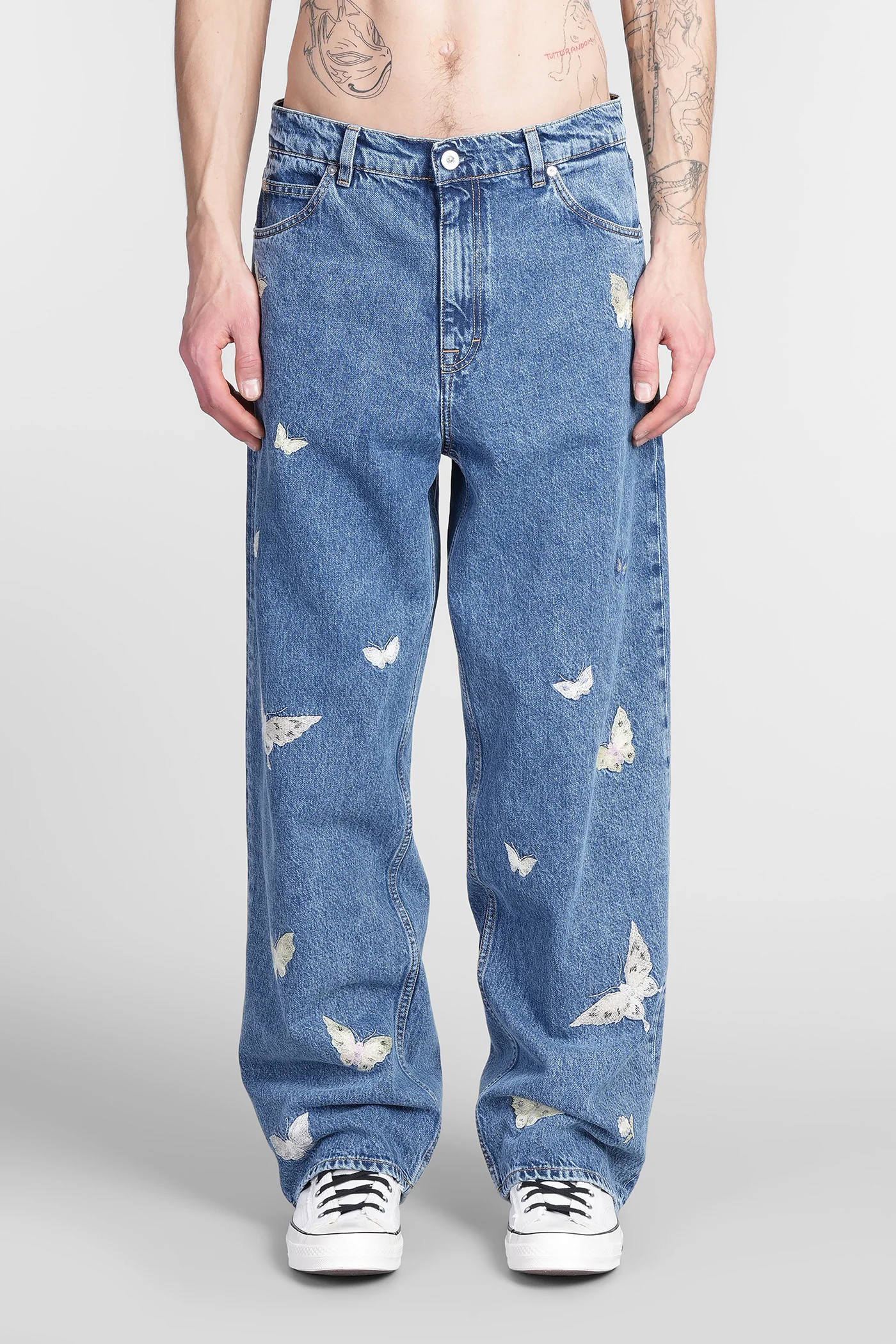 Vast cut Jeans in blue cotton