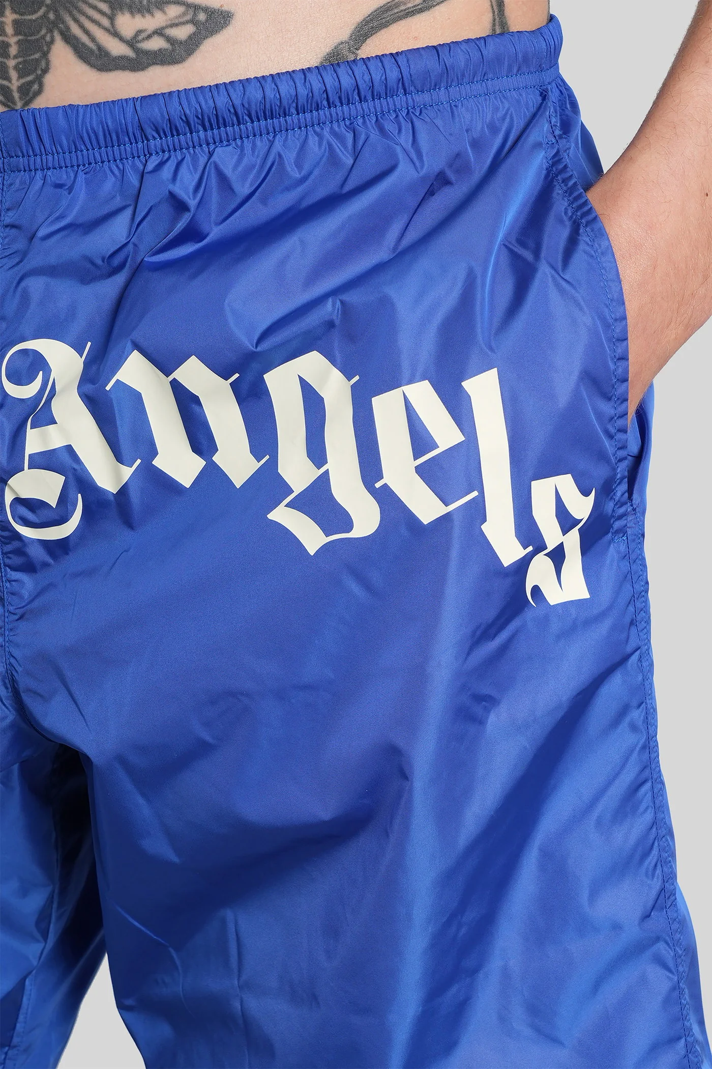 Beachwear in blue polyamide - Image 5