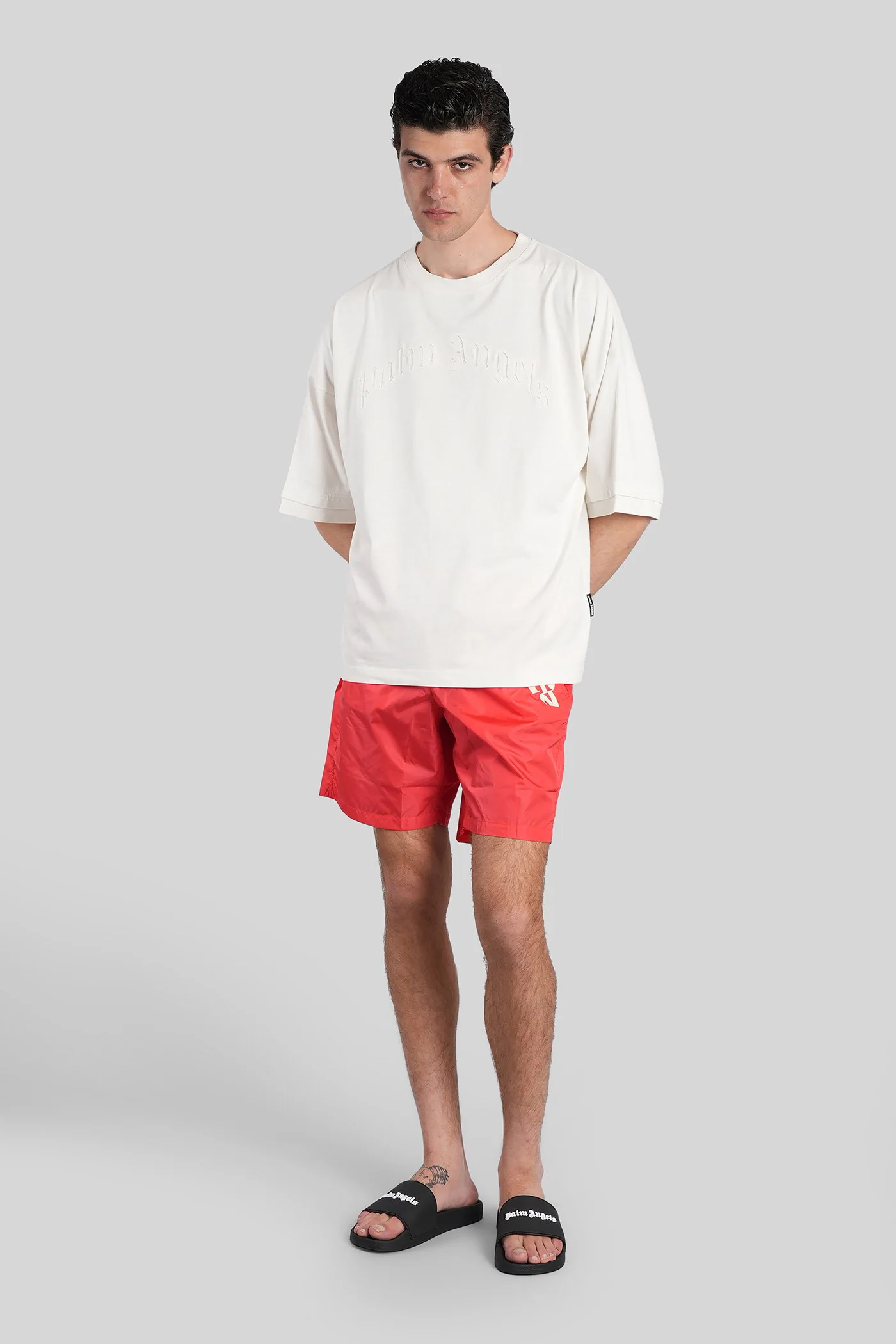 Beachwear in red polyamide - Image 2