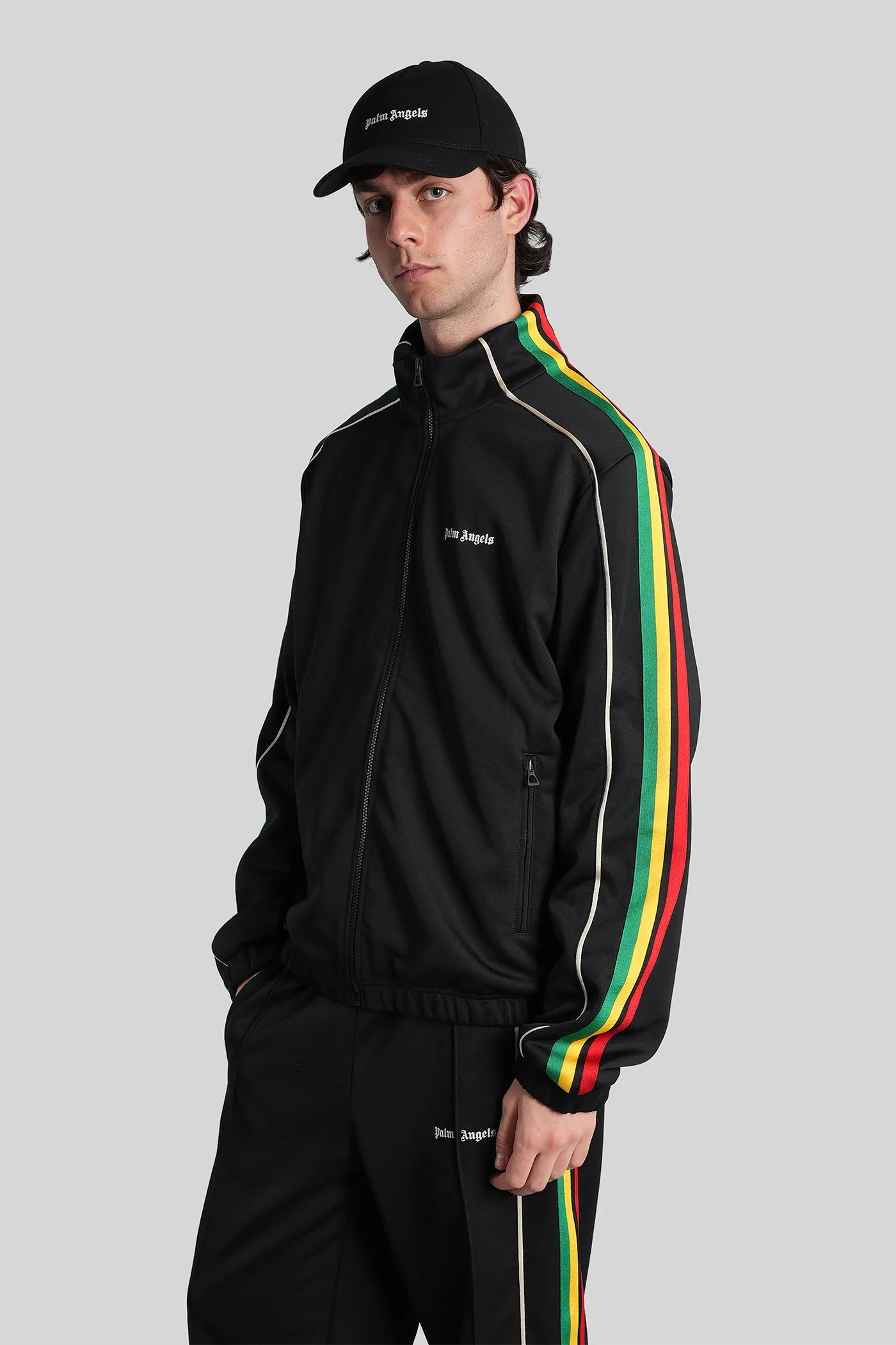 Casual jacket in black polyester - Image 4