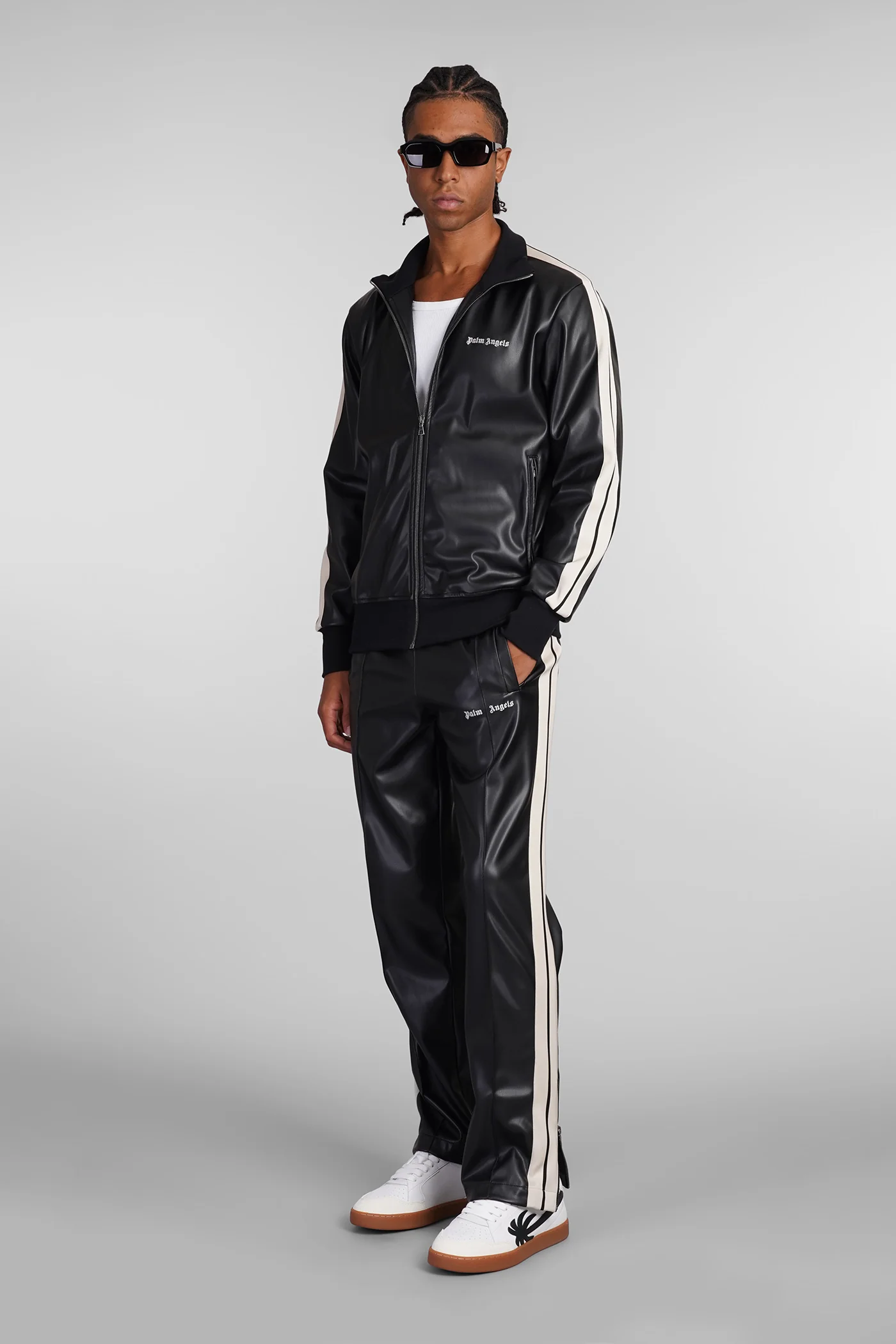 Casual jacket in black polyester - Image 2