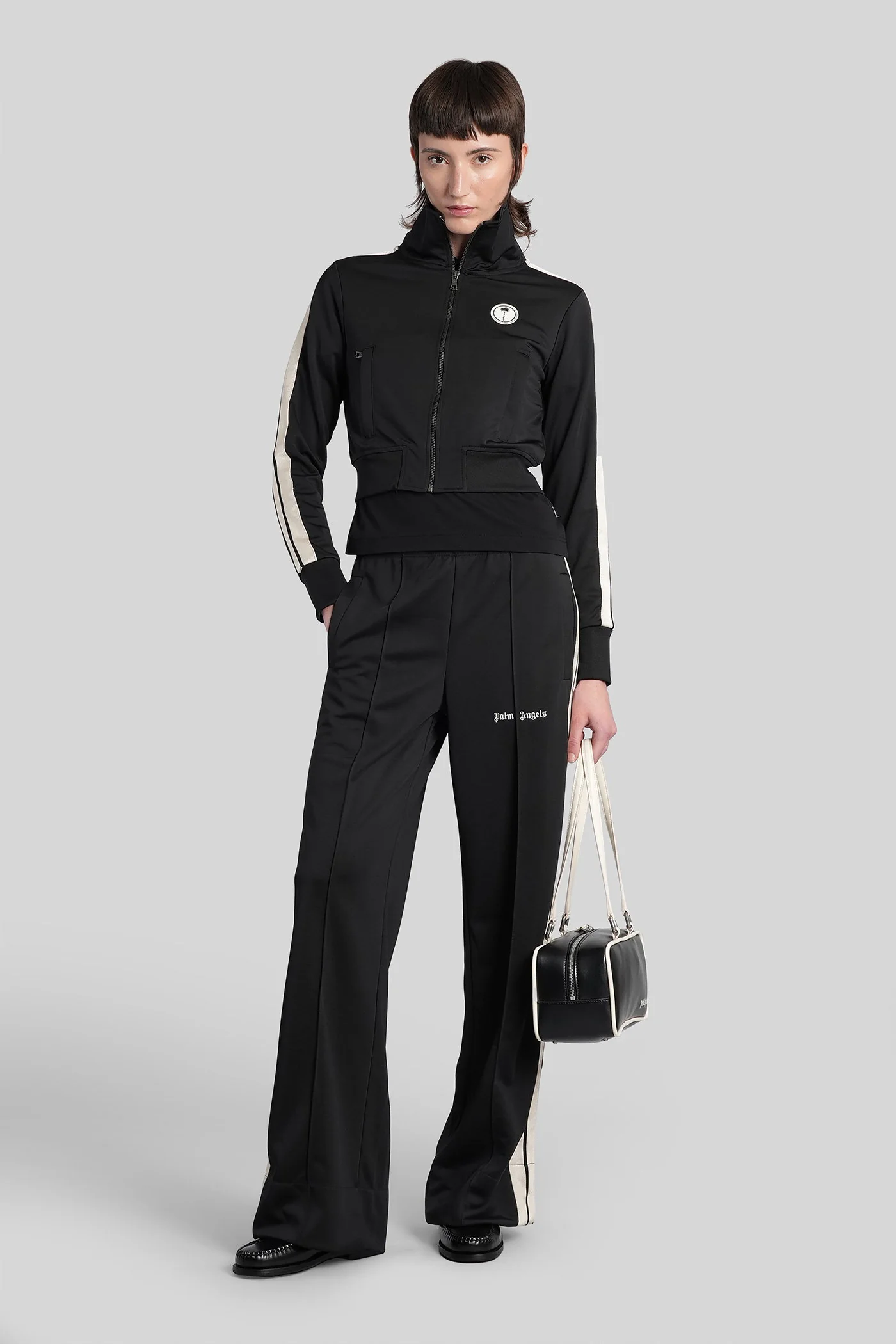 Casual jacket in black polyester - Image 2