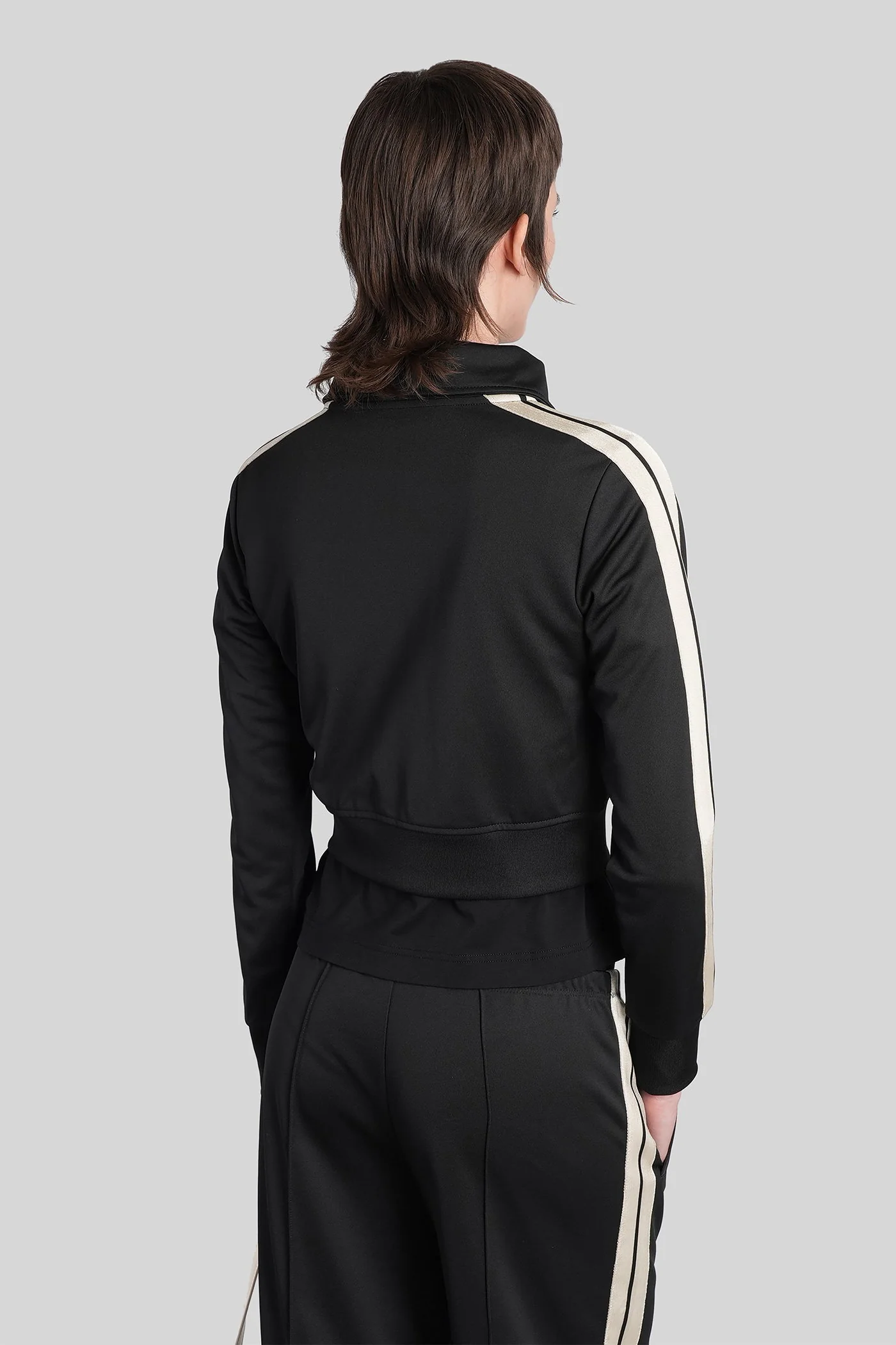 Casual jacket in black polyester - Image 3