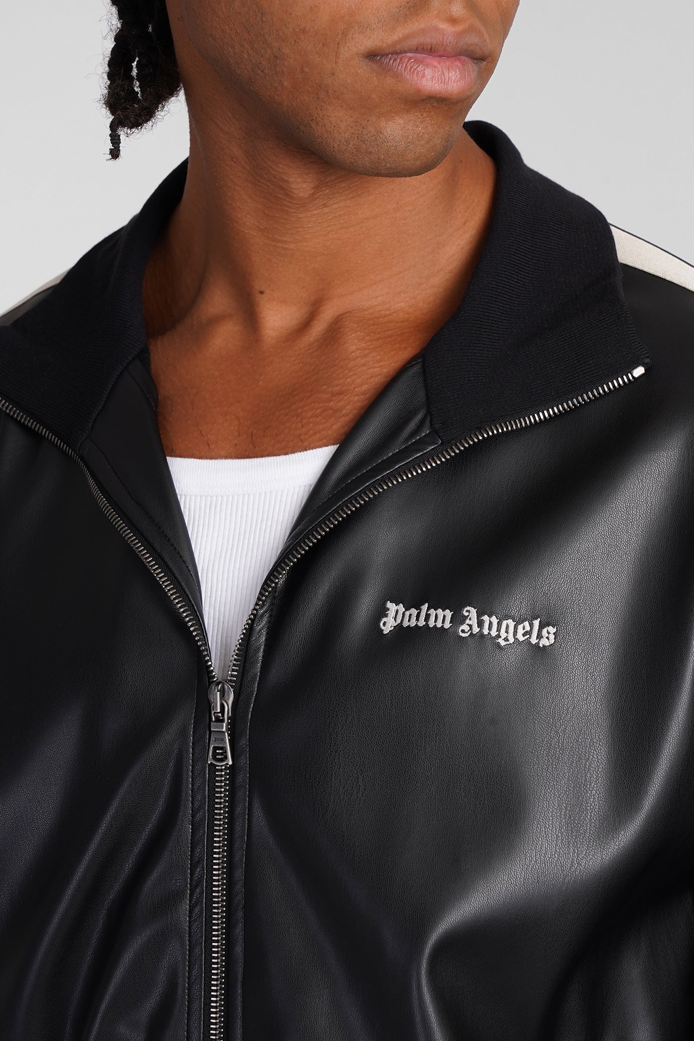 Casual jacket in black polyester - Image 5