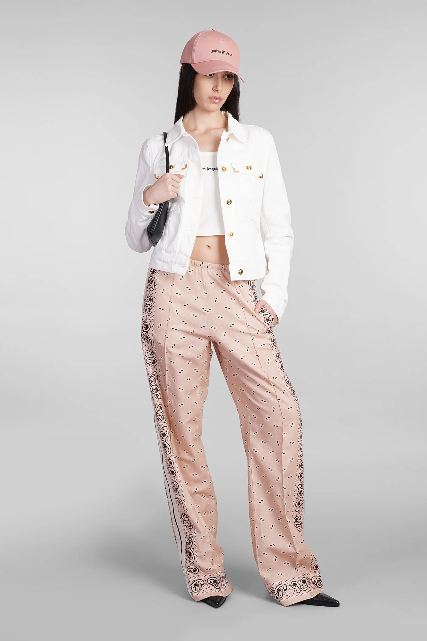 Denim Jackets in white cotton - Image 2