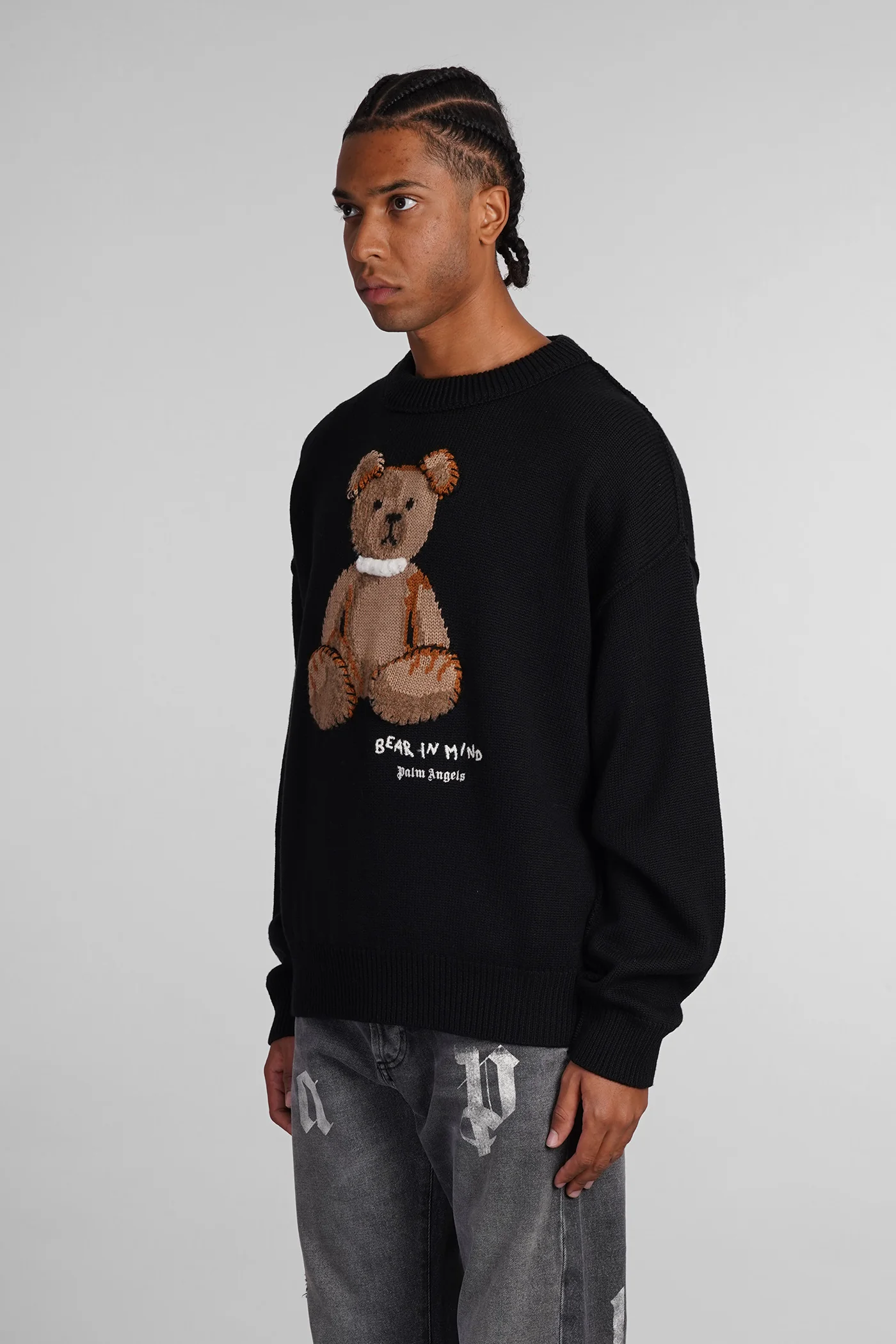Knitwear in black wool - Image 4