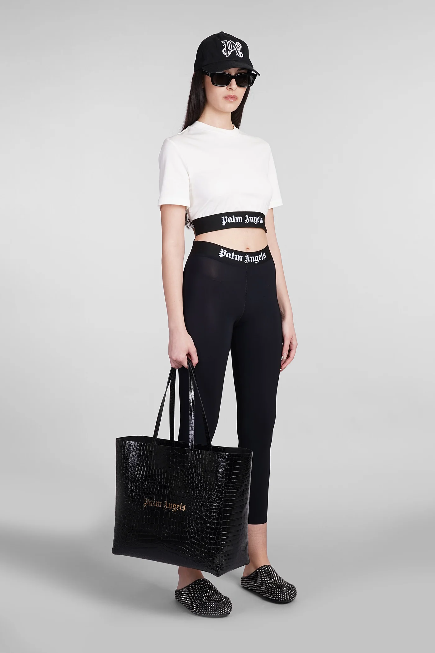 Leggings in black polyamide - Image 2