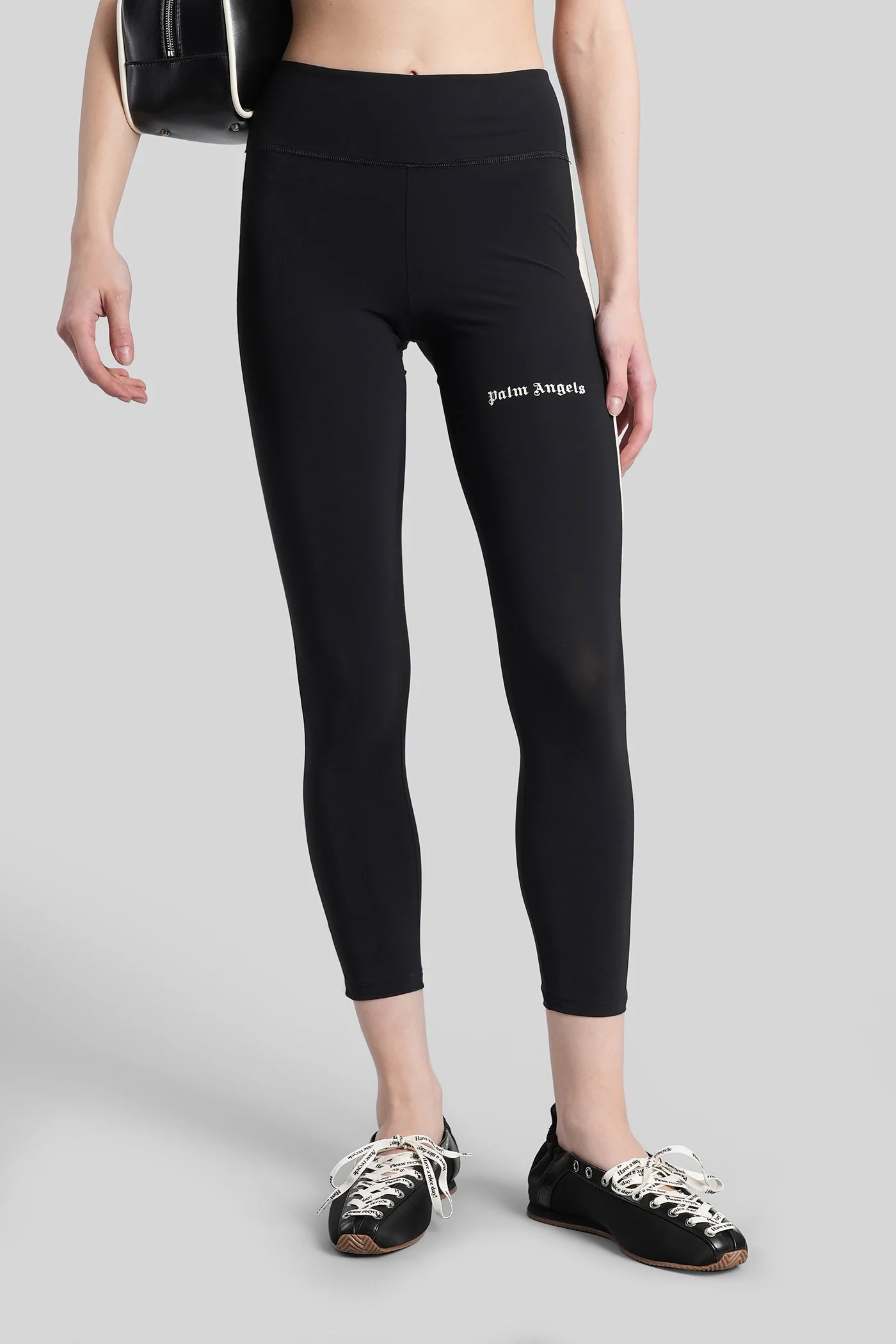 Leggings in black polyester