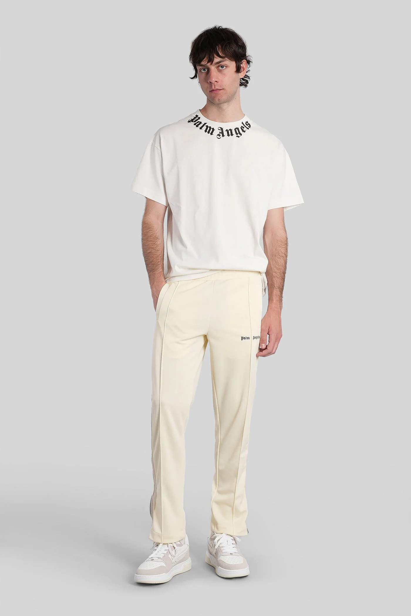 Pants in beige polyester - Image 2