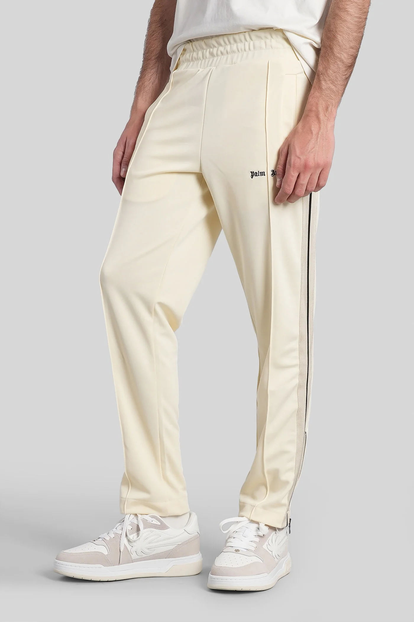 Pants in beige polyester - Image 4