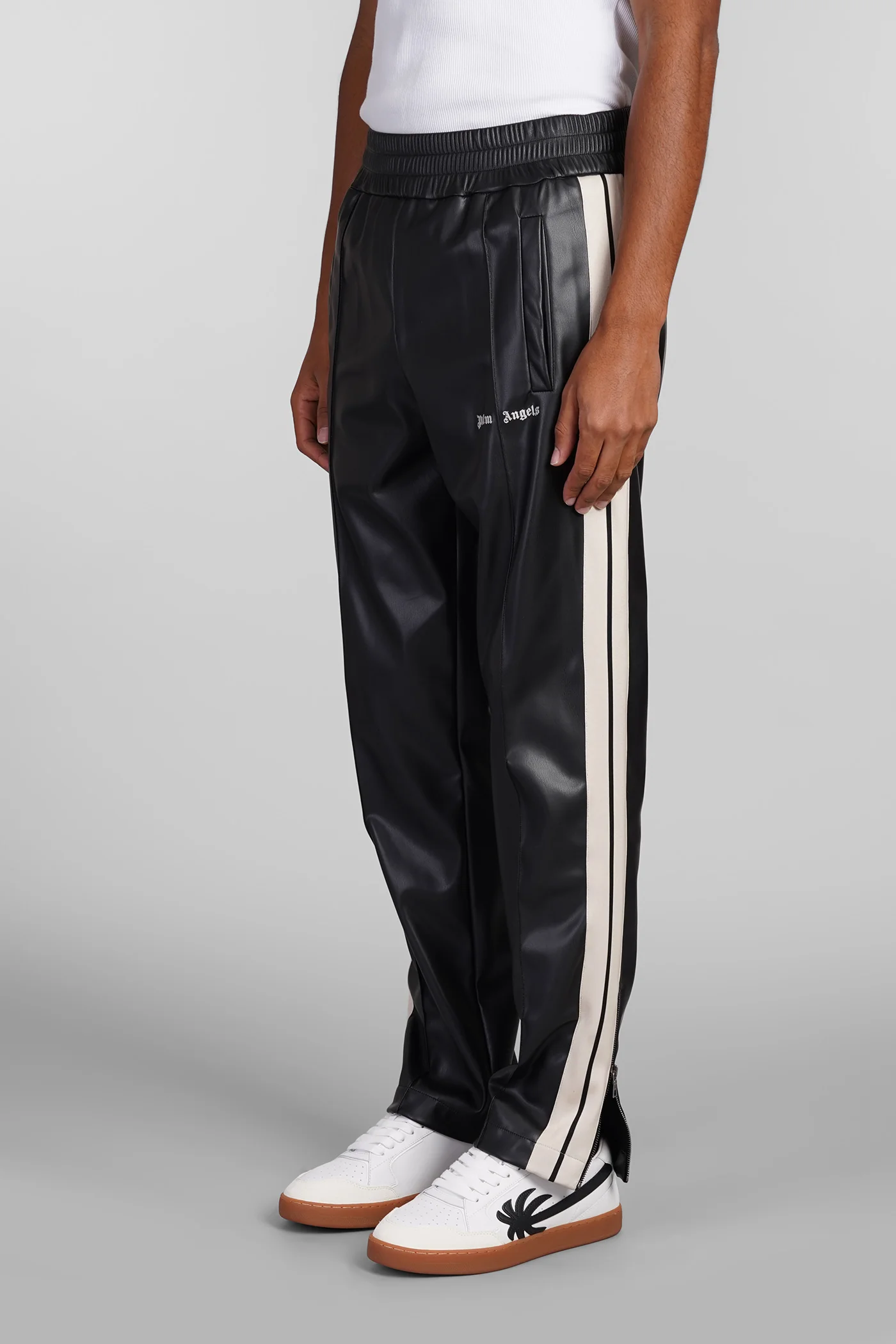 Pants in black polyester - Image 4