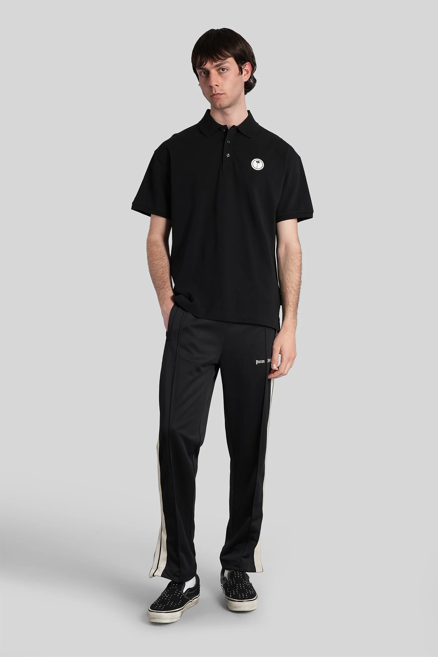 Pants in black polyester - Image 2