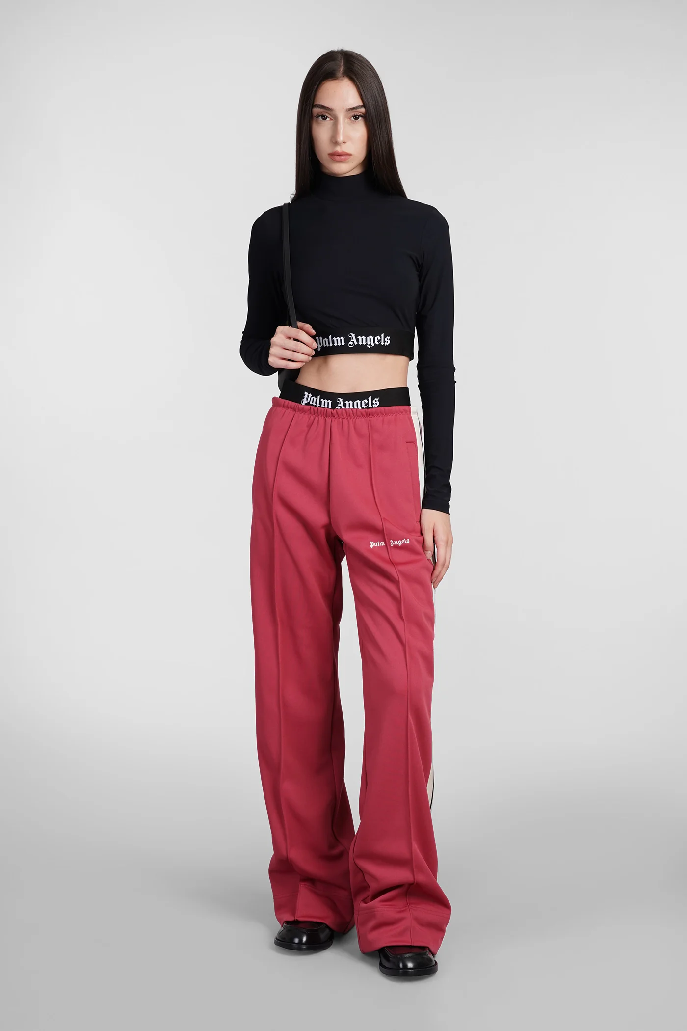 Pants in red polyester - Image 2