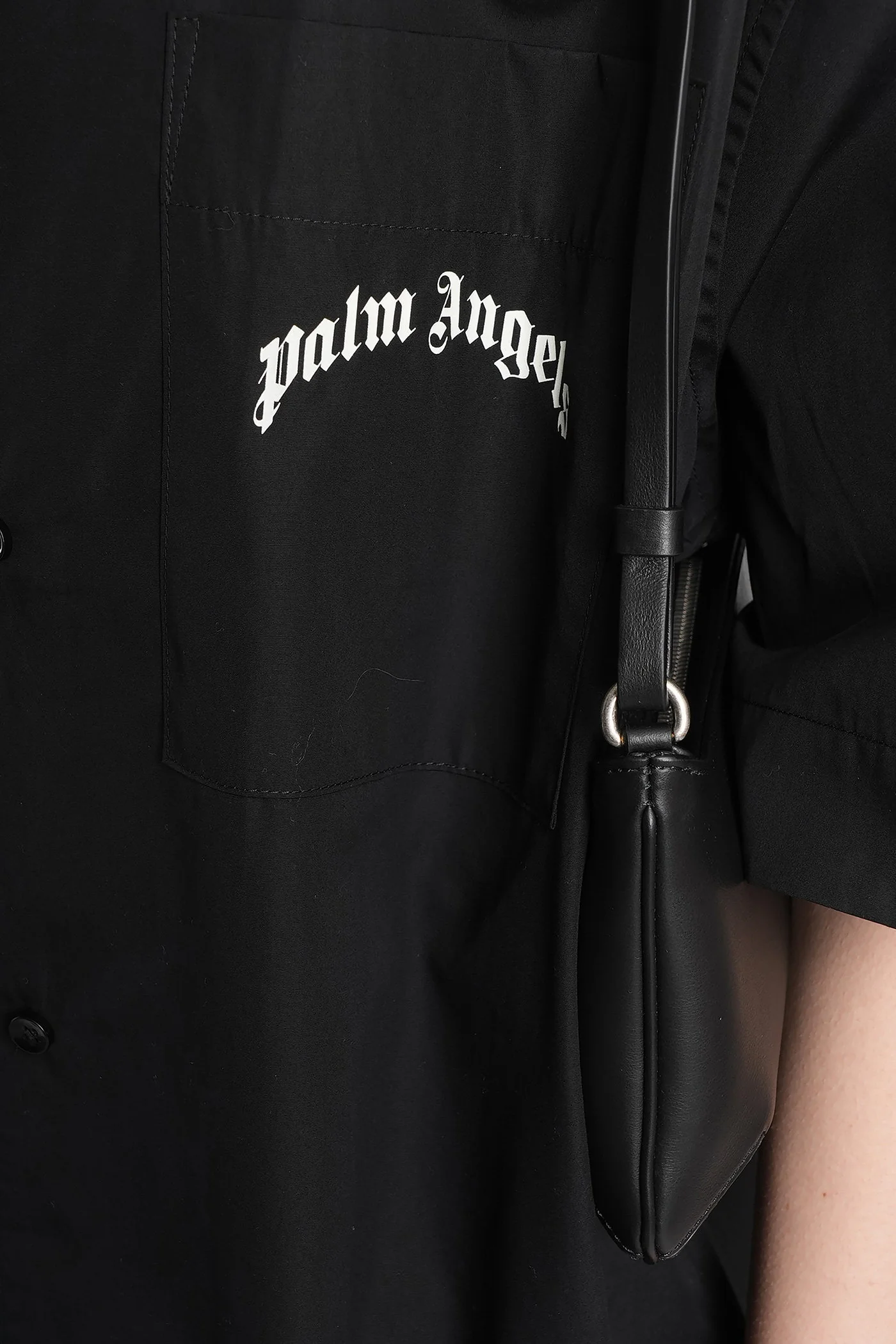 Shirt in black cotton - Image 5