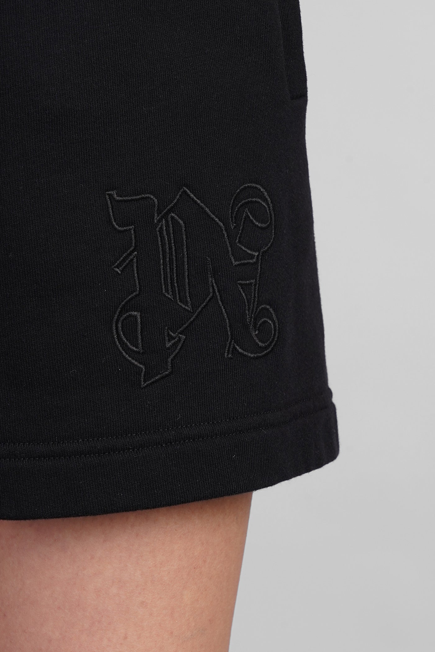 Shorts in black cotton - Image 5