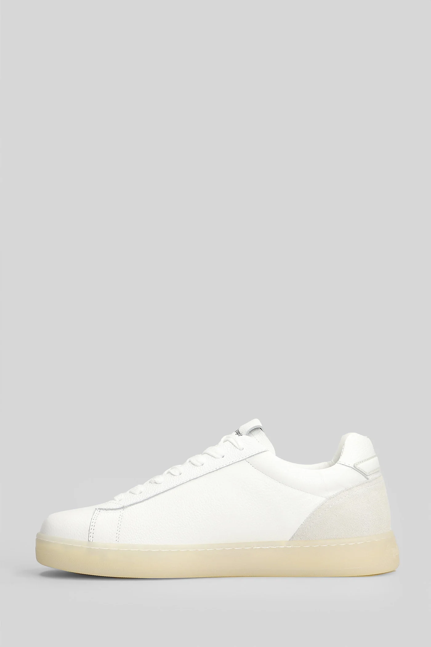 Sneakers in white leather - Image 3