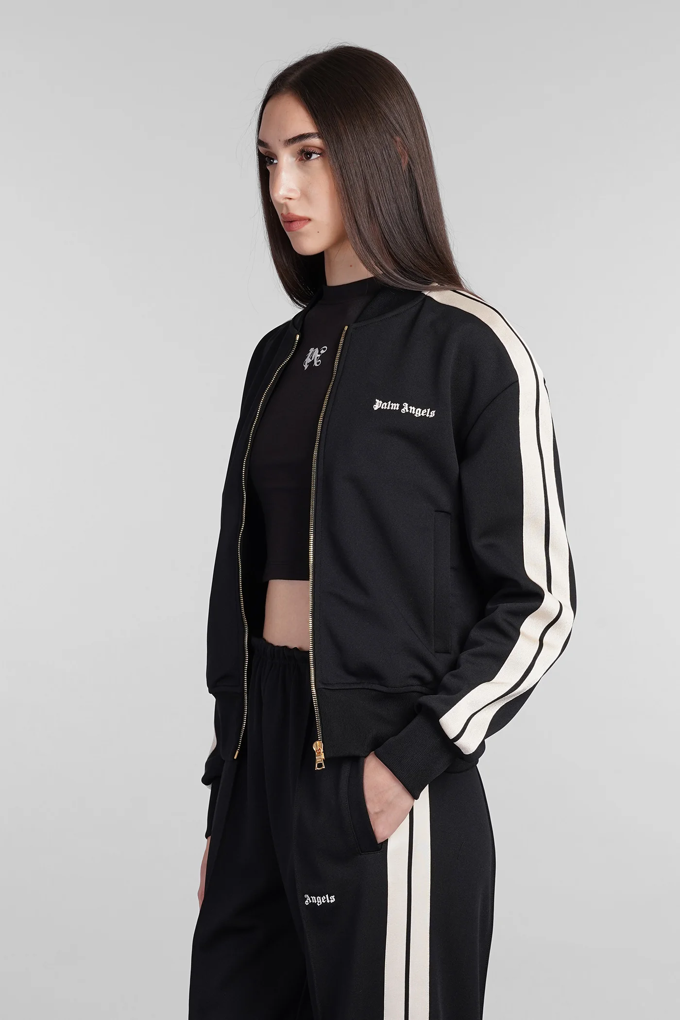 Sweatshirt in black polyester - Image 4