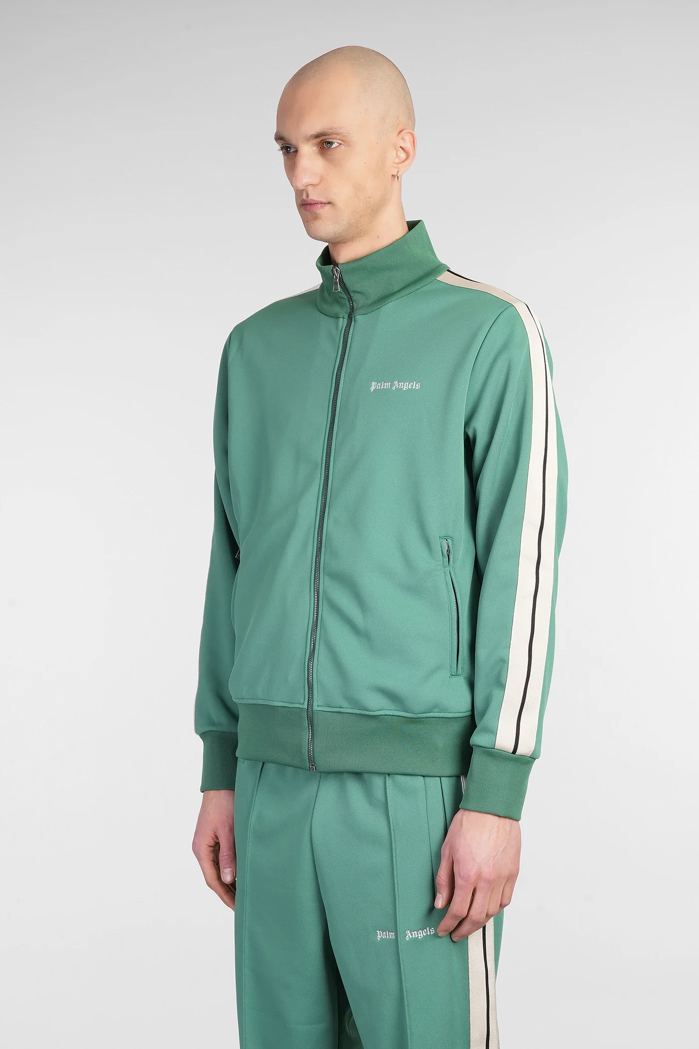 Sweatshirt in green polyester - Image 4