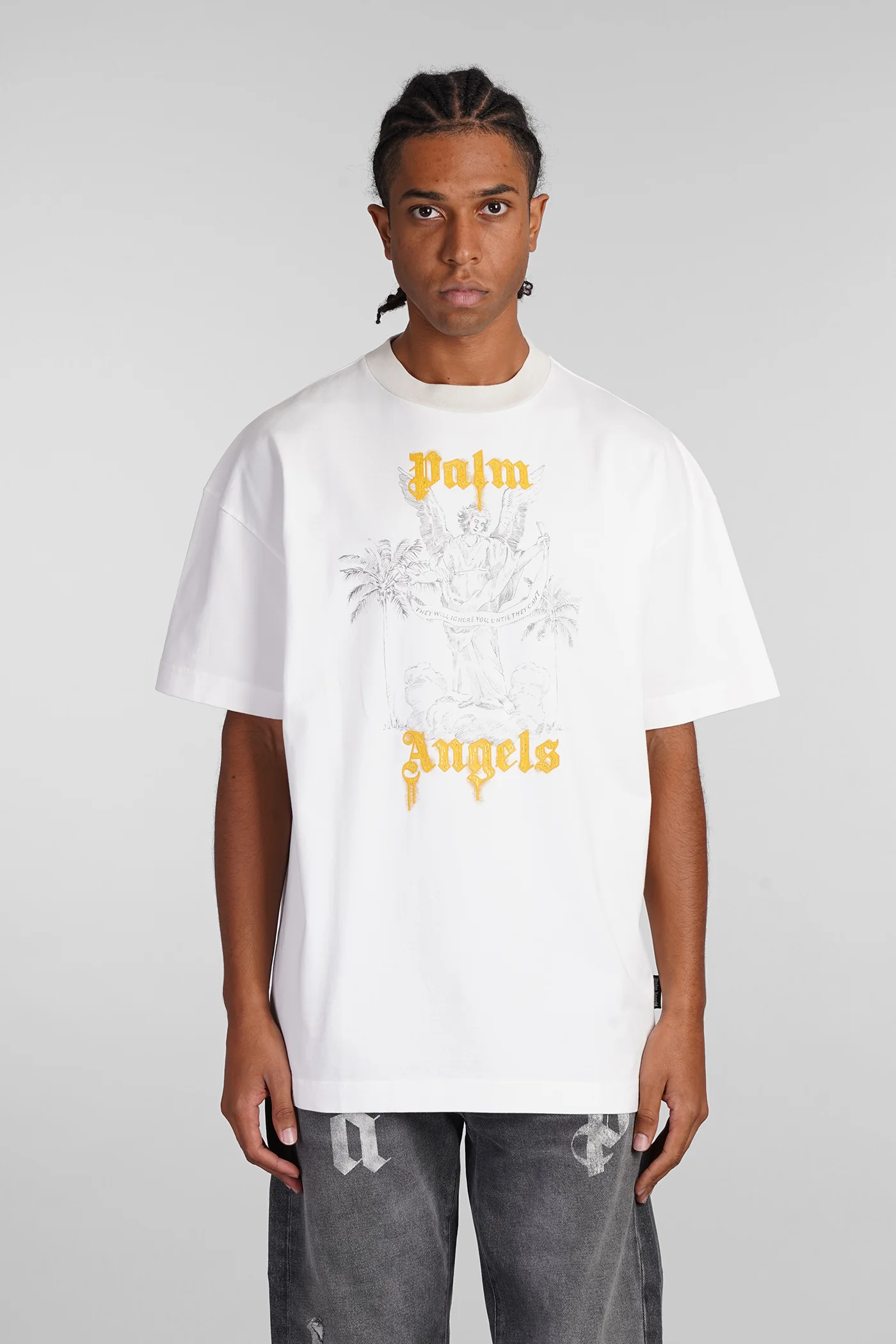T-Shirt in white cotton