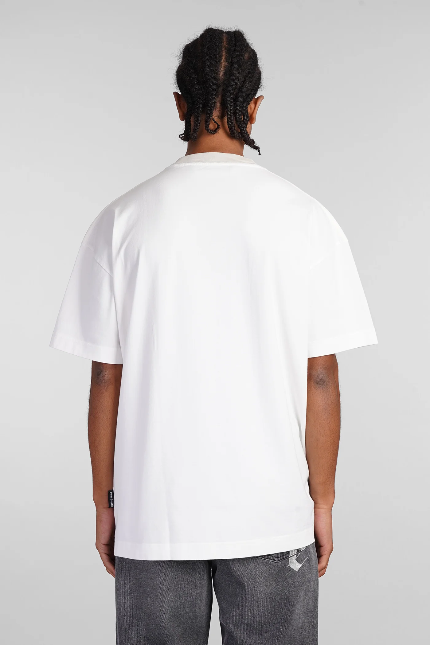 T-Shirt in white cotton - Image 3