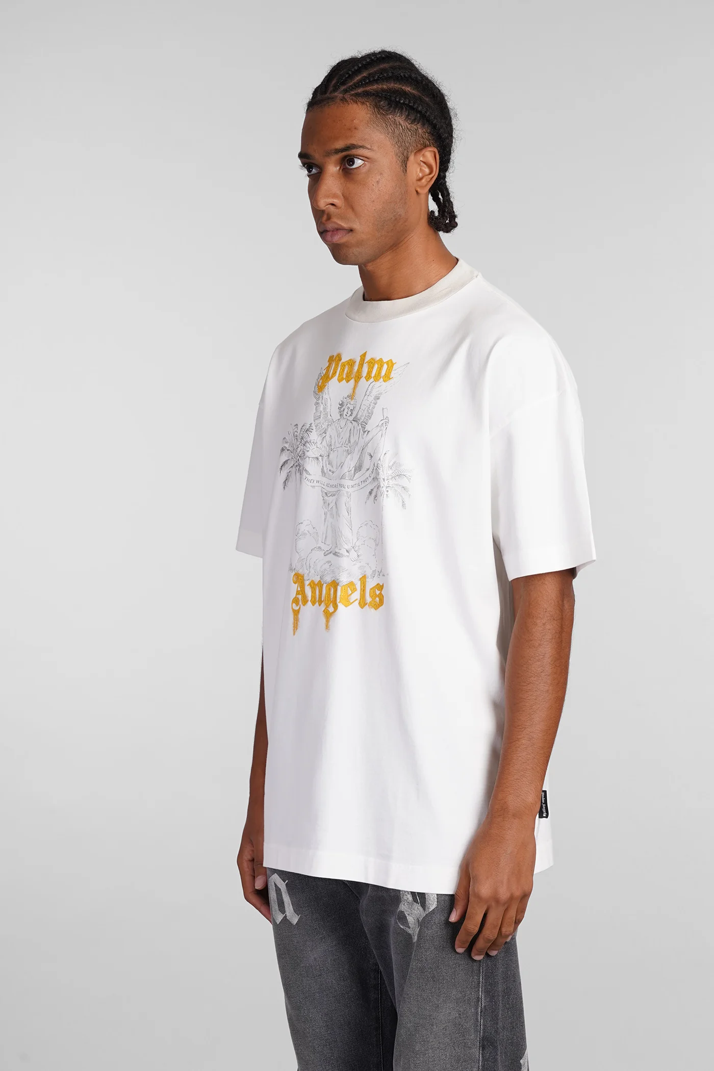 T-Shirt in white cotton - Image 4