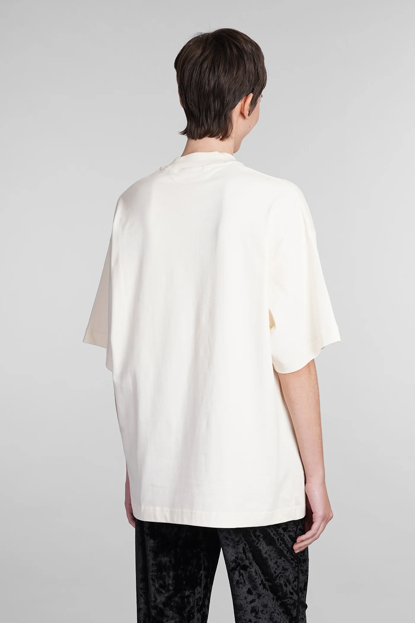 T-Shirt in white cotton - Image 3