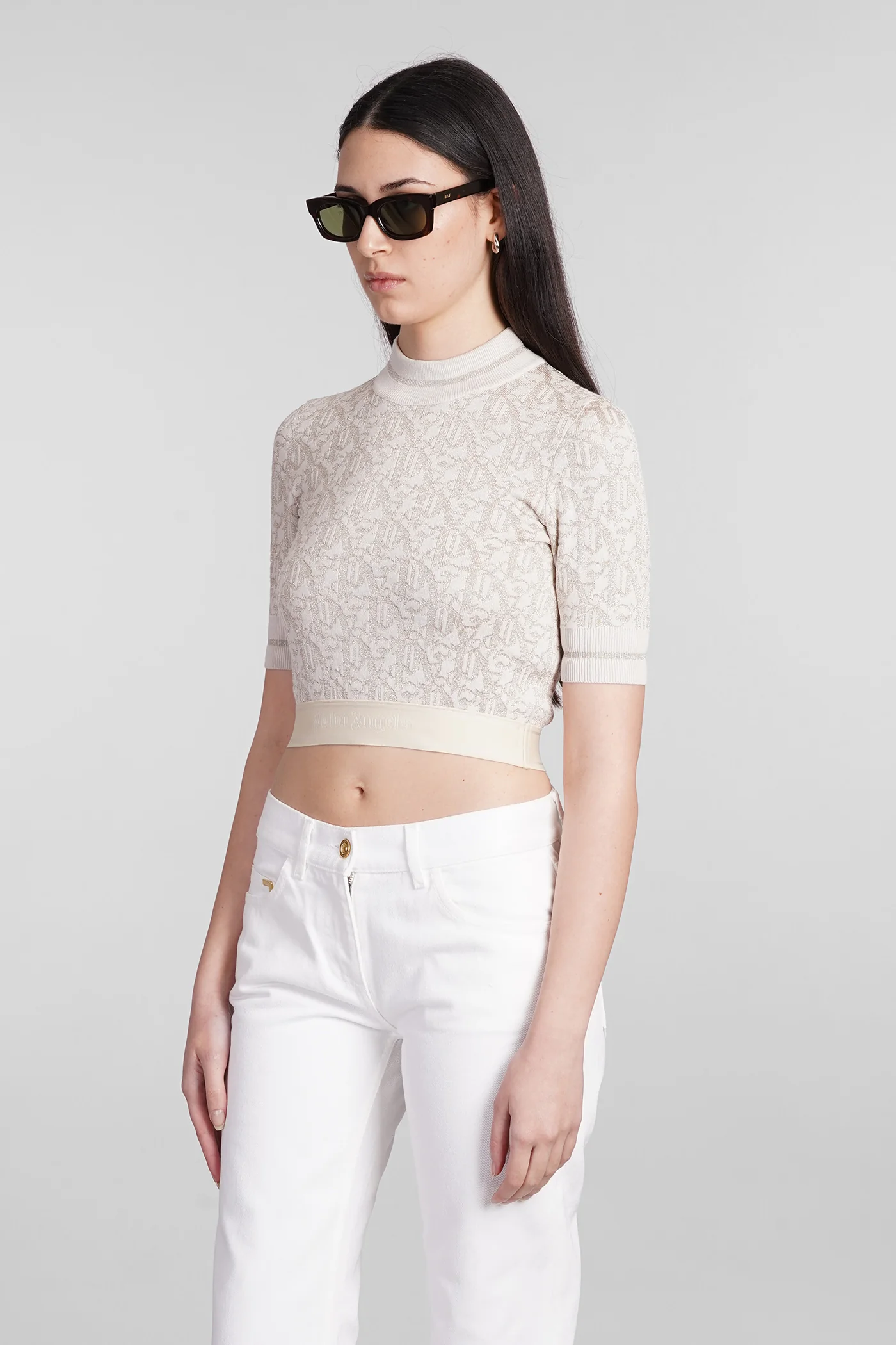 Topwear in beige viscose - Image 3