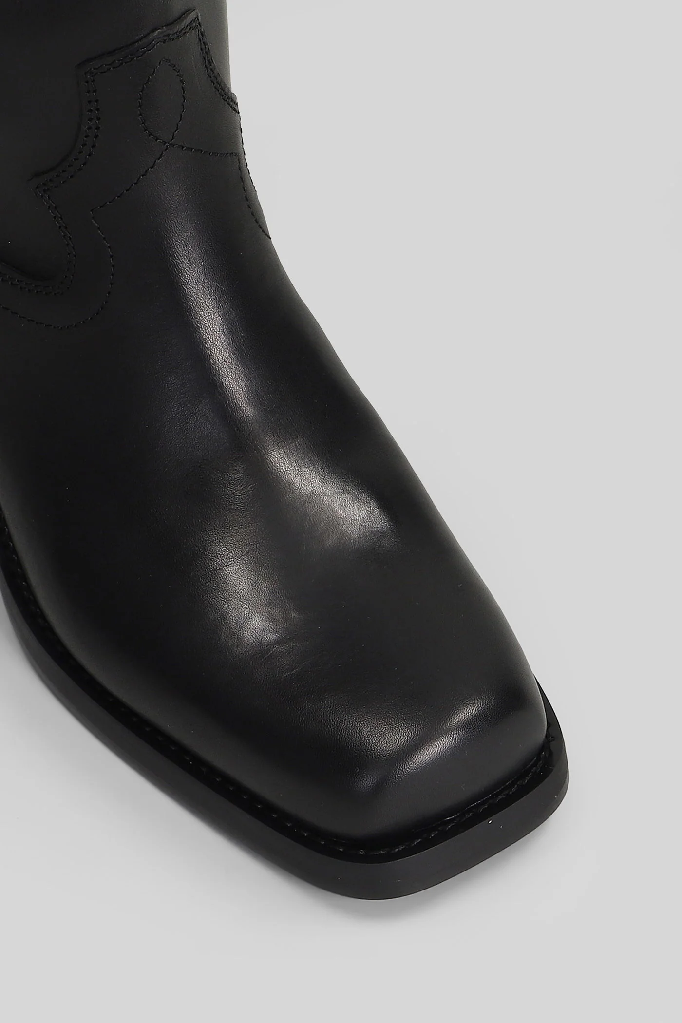 Roxanne boot High heels boots in black leather - Image 5