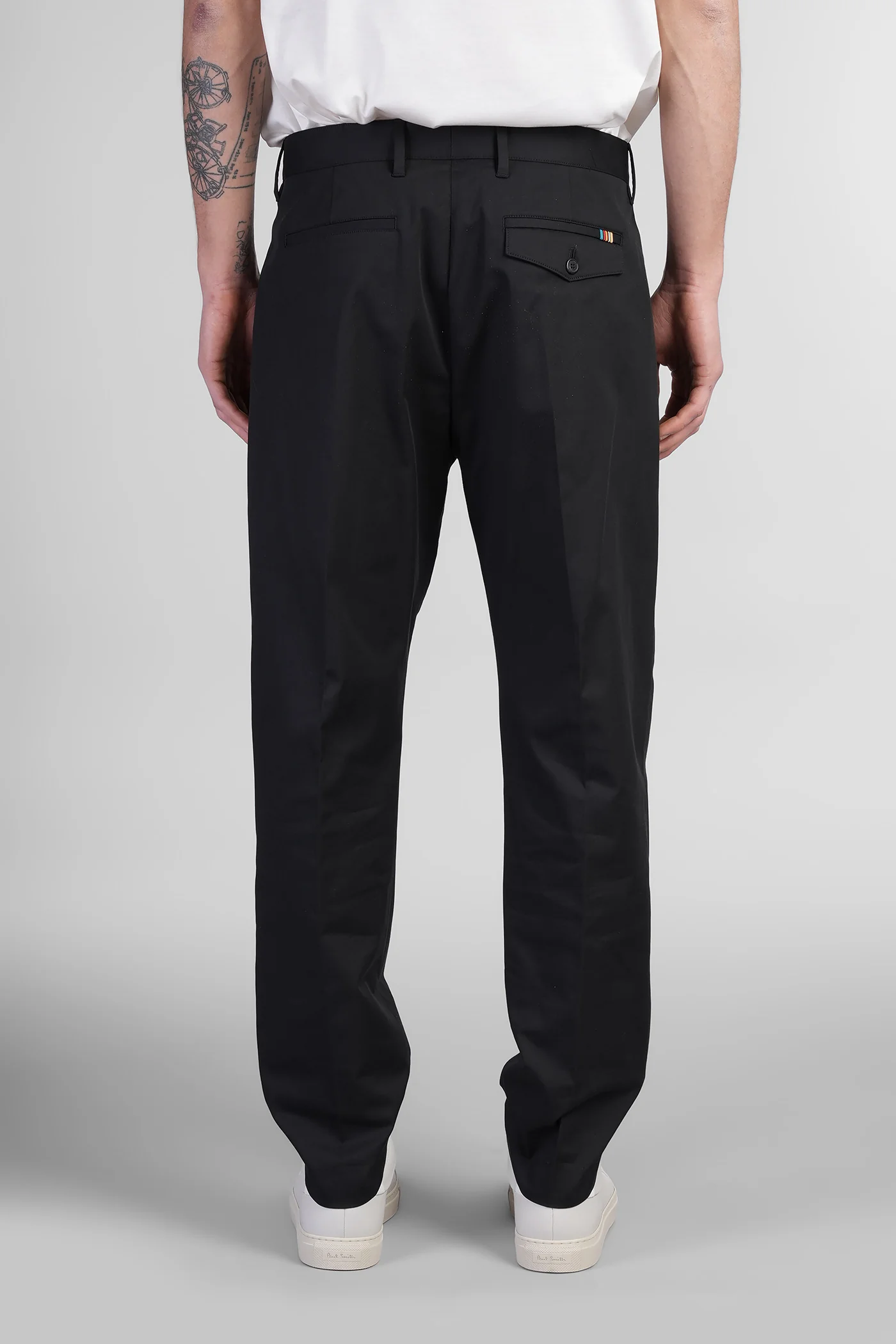 Pants in black cotton - Image 3