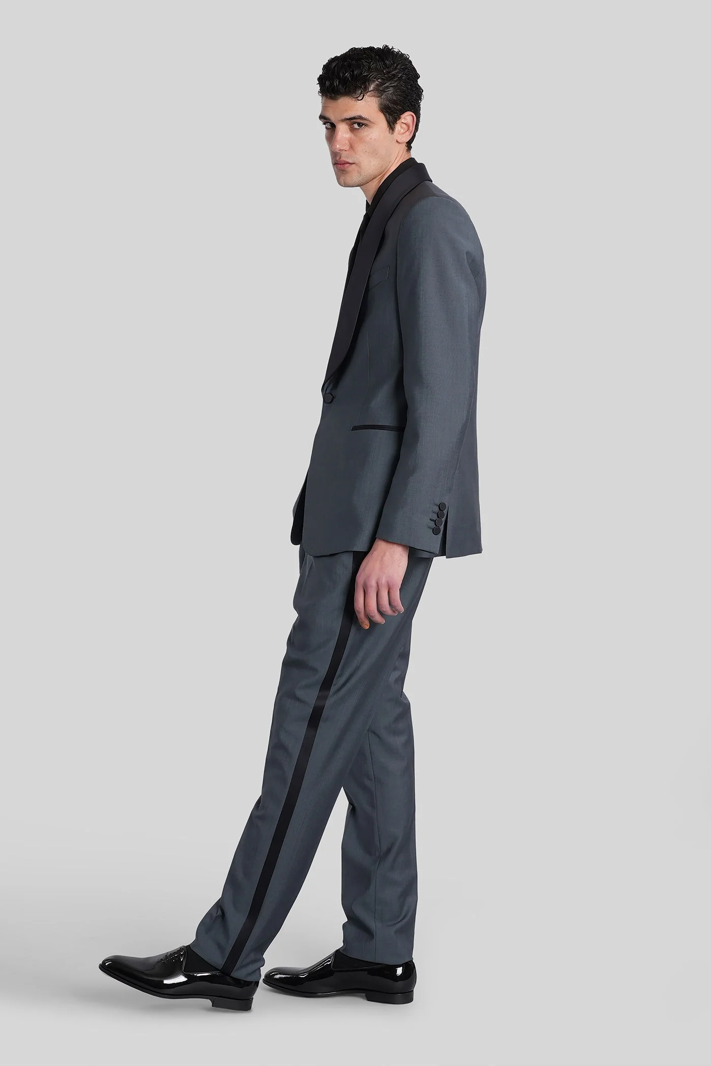 Pants in grey wool - Image 2