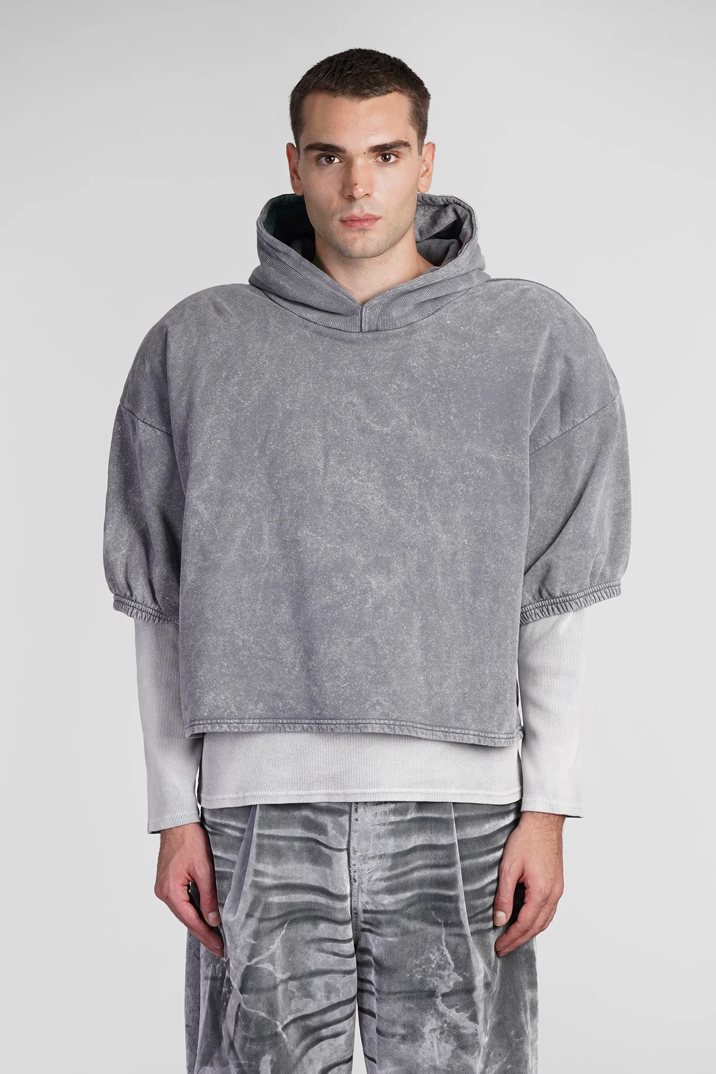 Rocky Sweatshirt in grey cotton