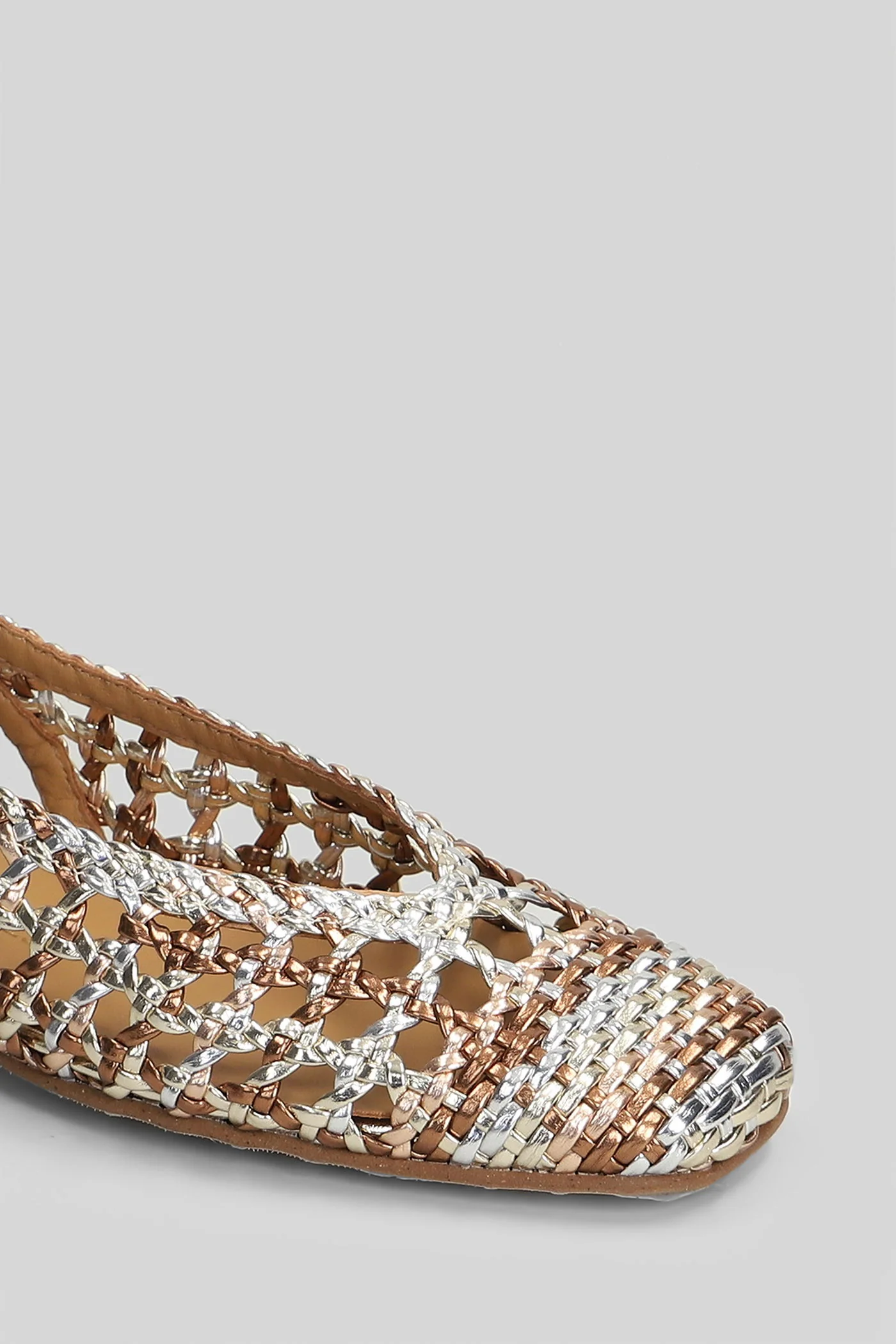 Ballet flats in multicolor leather - Image 5