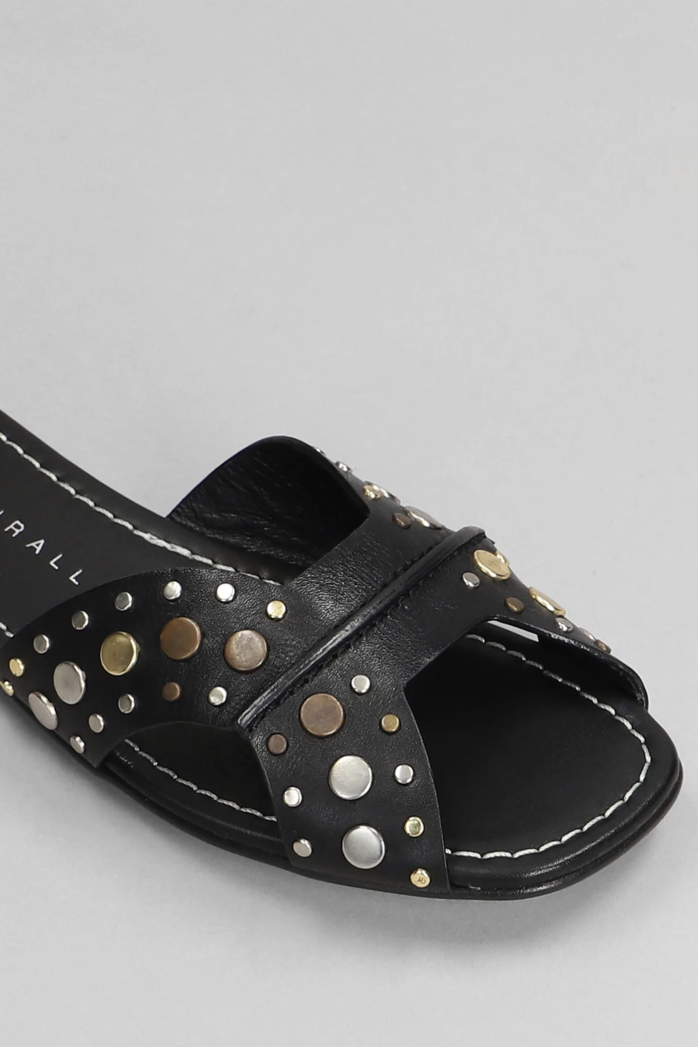 Flats in black leather - Image 5