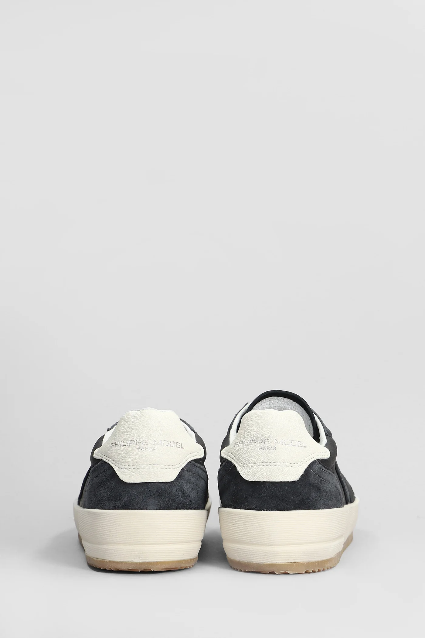 Nice Low Sneakers in black suede and leather - Image 4