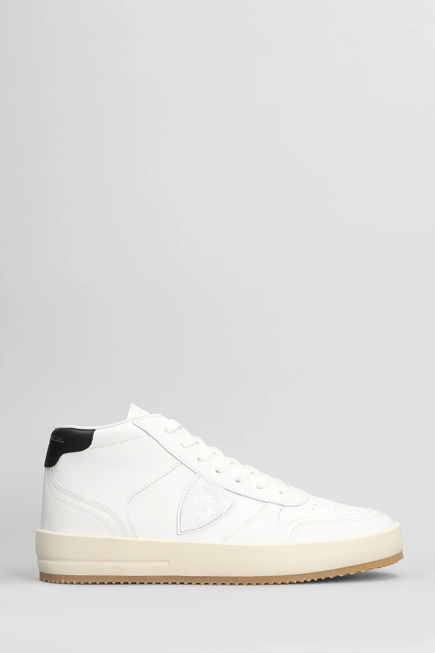 Nice Mid Sneakers in white leather