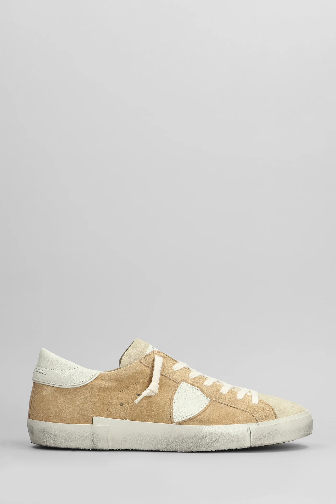 Prsx Low Sneakers in leather color suede