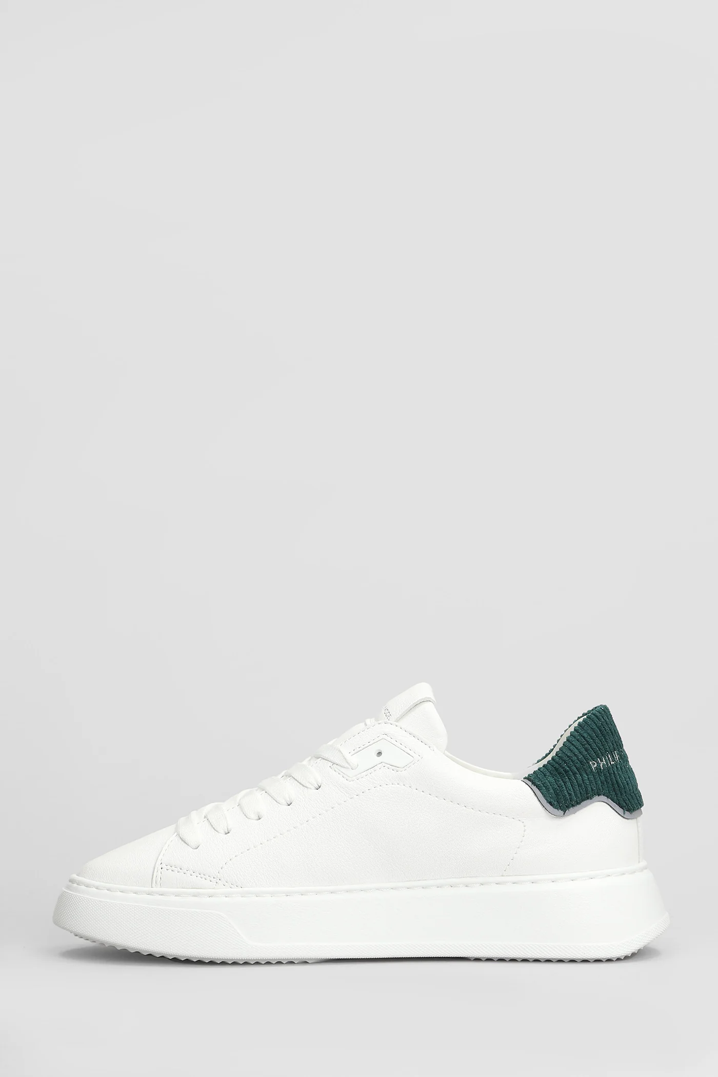 Temple Low Sneakers in white leather - Image 3